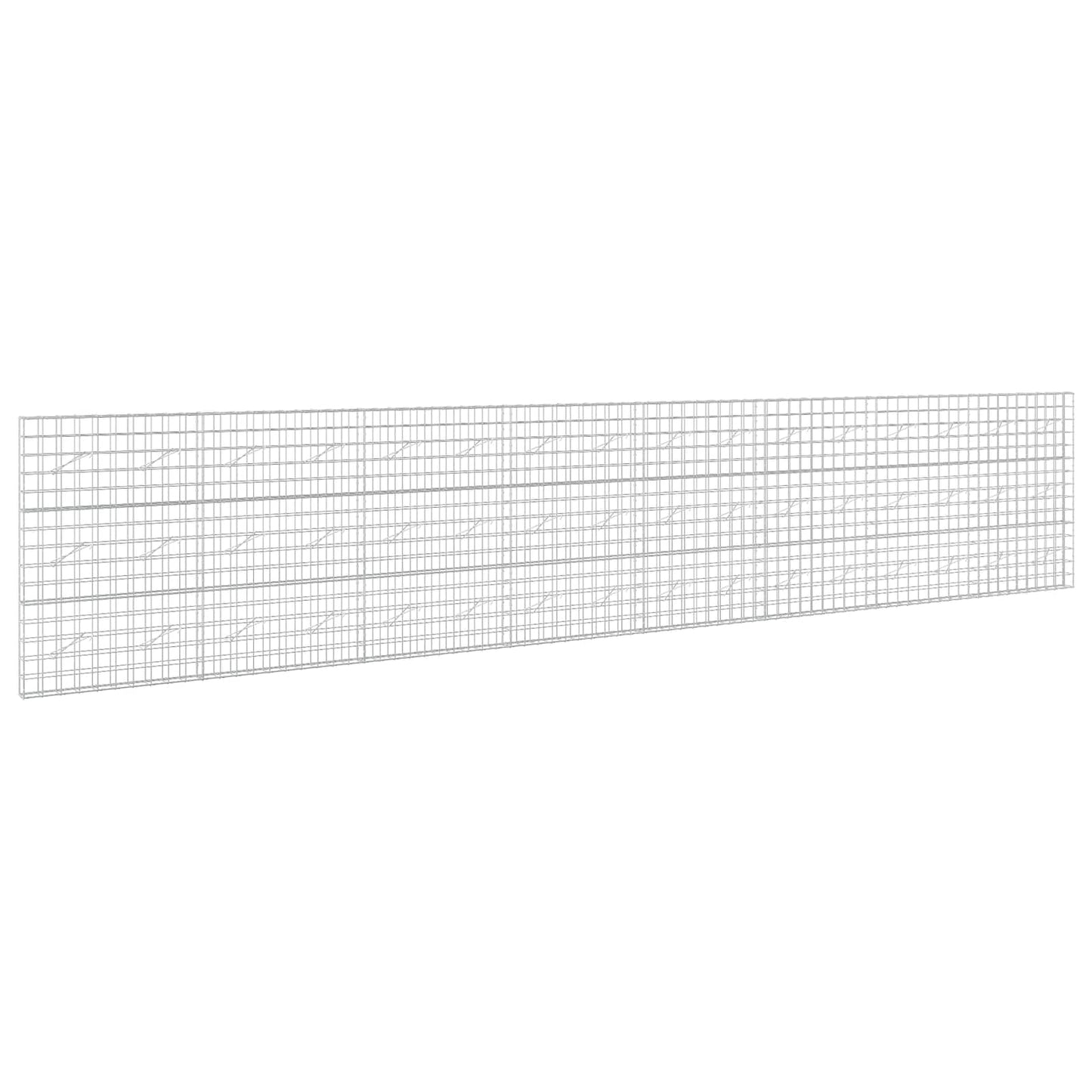 vidaXL Γκαμπιόν με σύρμα 3,5 mm και πλέγμα 10x10 cm 800x10x150 εκ