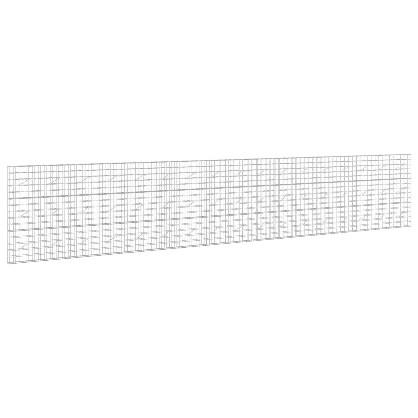 vidaXL Γκαμπιόν με σύρμα 3,5 mm και πλέγμα 10x10 cm 850x10x150 εκ