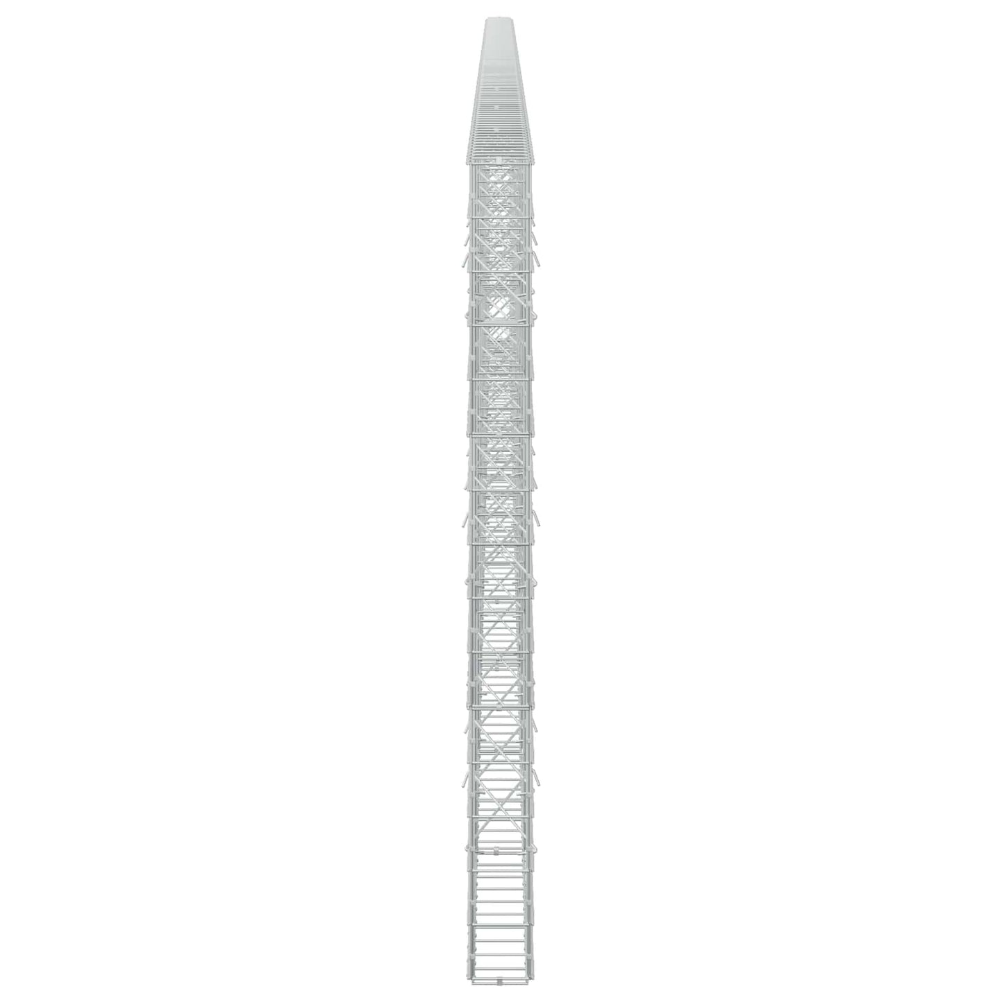 vidaXL Γκαμπιόν με σύρμα 3,5 mm και πλέγμα 10x10 cm 1100x10x150 εκ