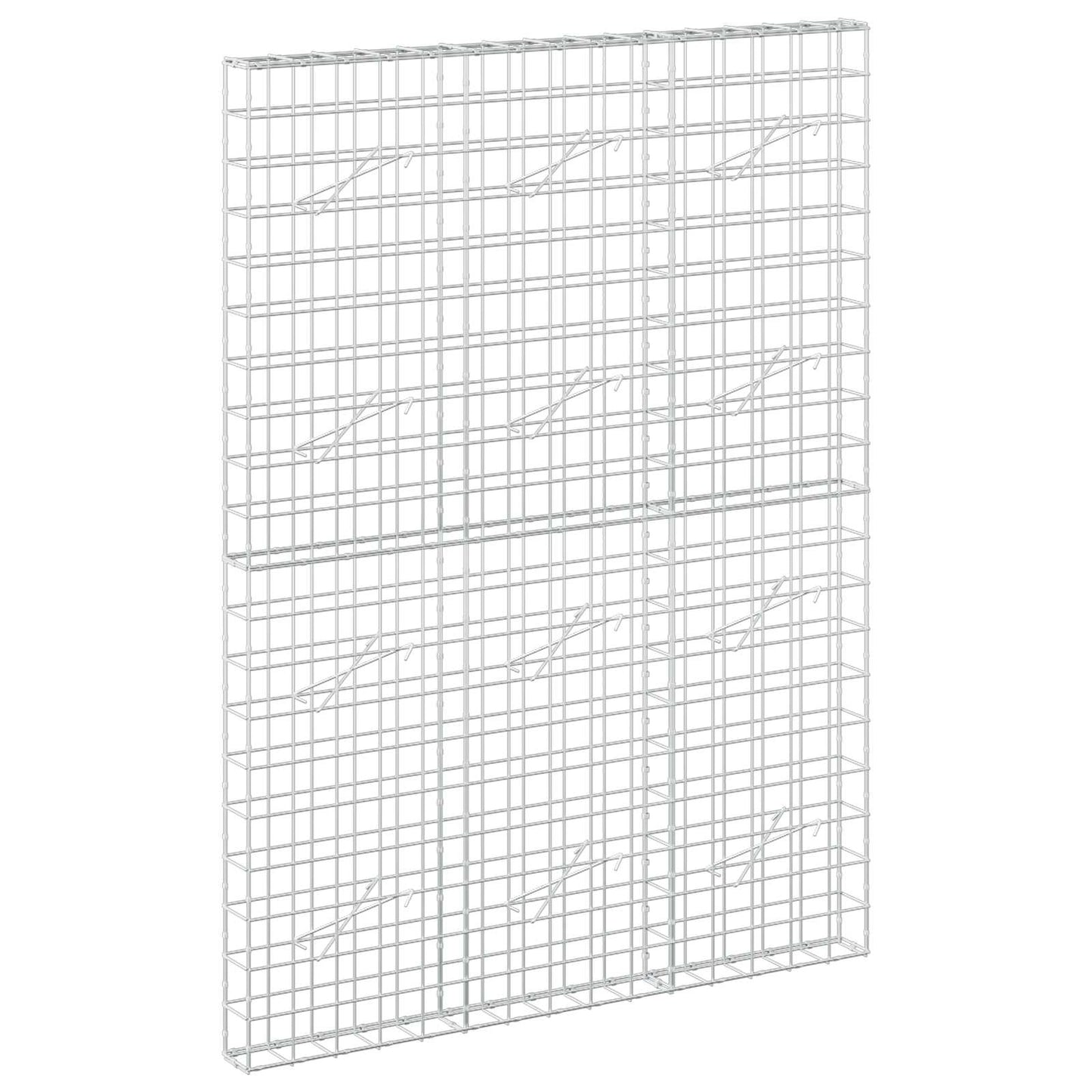 vidaXL Γκαμπιόν με σύρμα 3,5 mm και πλέγμα 10x10 cm 150x10x200 εκ