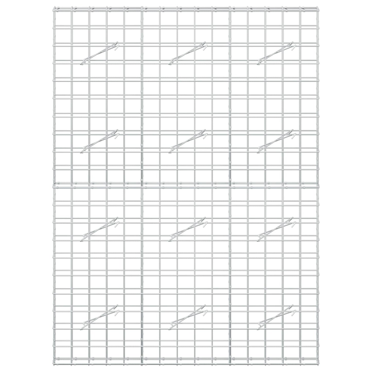 vidaXL Γκαμπιόν με σύρμα 3,5 mm και πλέγμα 10x10 cm 150x10x200 εκ