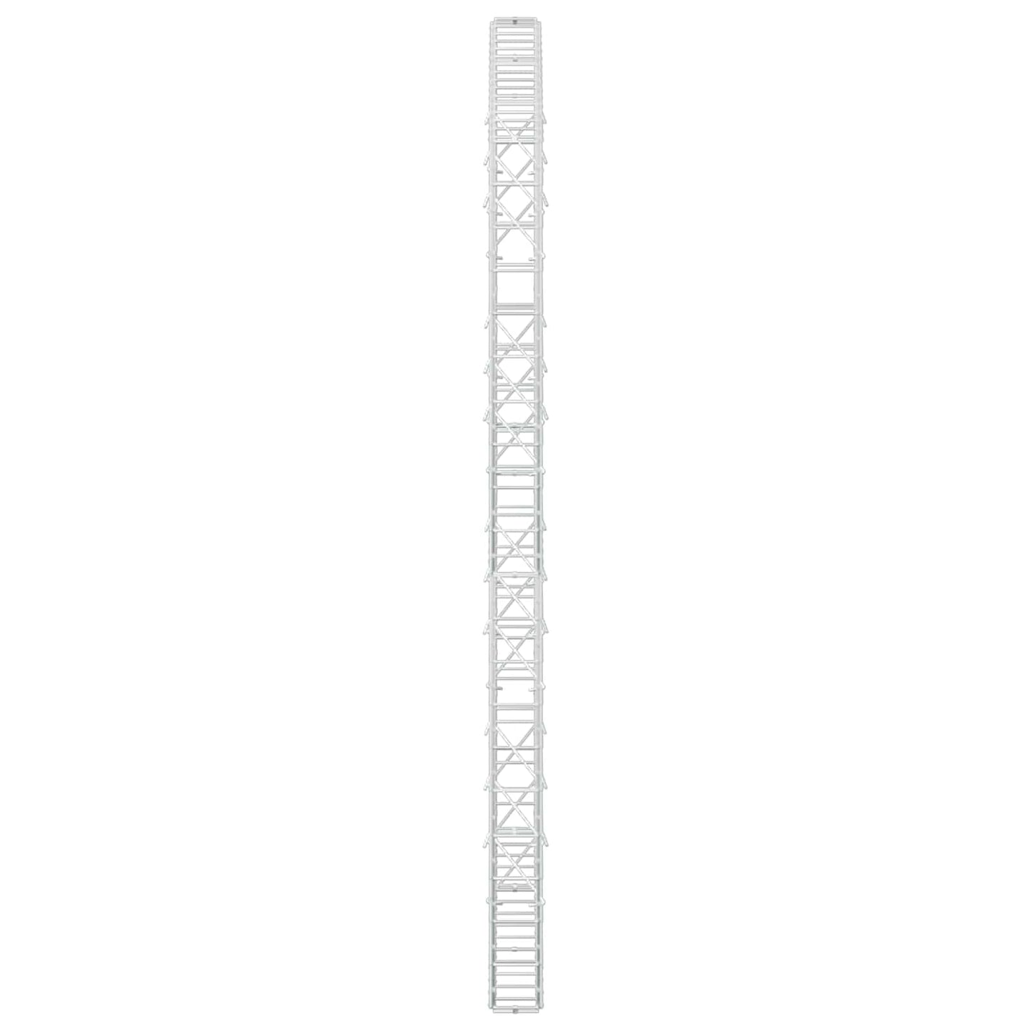 vidaXL Γκαμπιόν με σύρμα 3,5 mm και πλέγμα 10x10 cm 150x10x200 εκ
