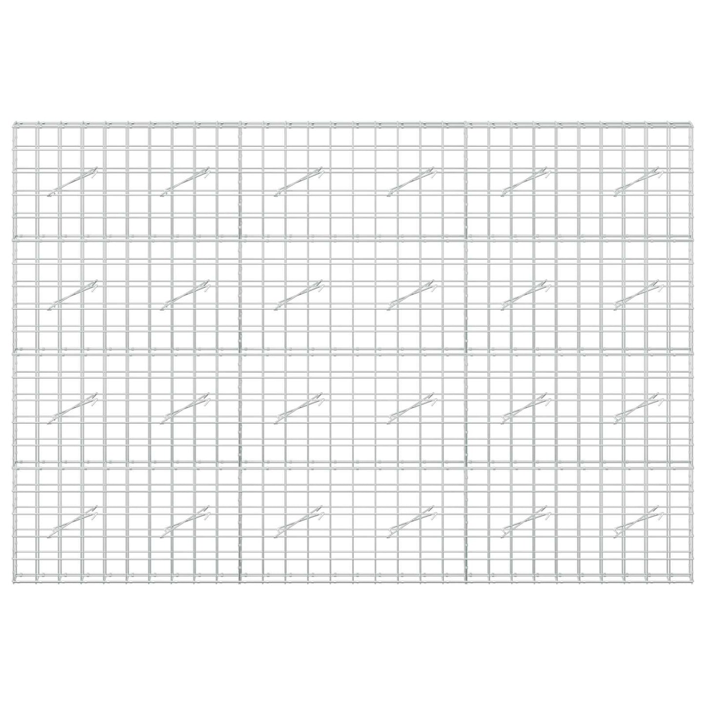 vidaXL Γκαμπιόν με σύρμα 3,5 mm και πλέγμα 10x10 cm 300x10x200 εκ