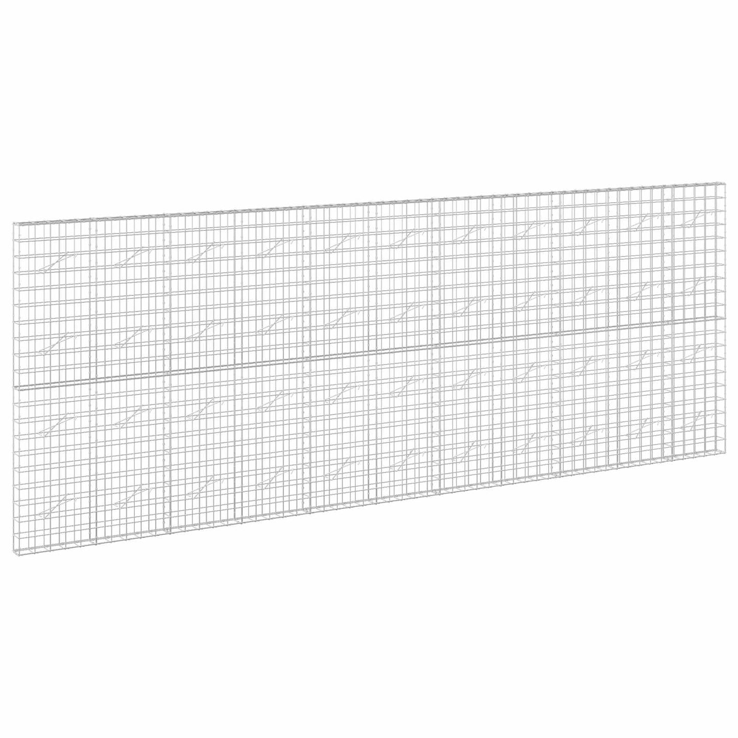 vidaXL Γκαμπιόν με σύρμα 3,5 mm και πλέγμα 10x10 cm 550x10x200 εκ
