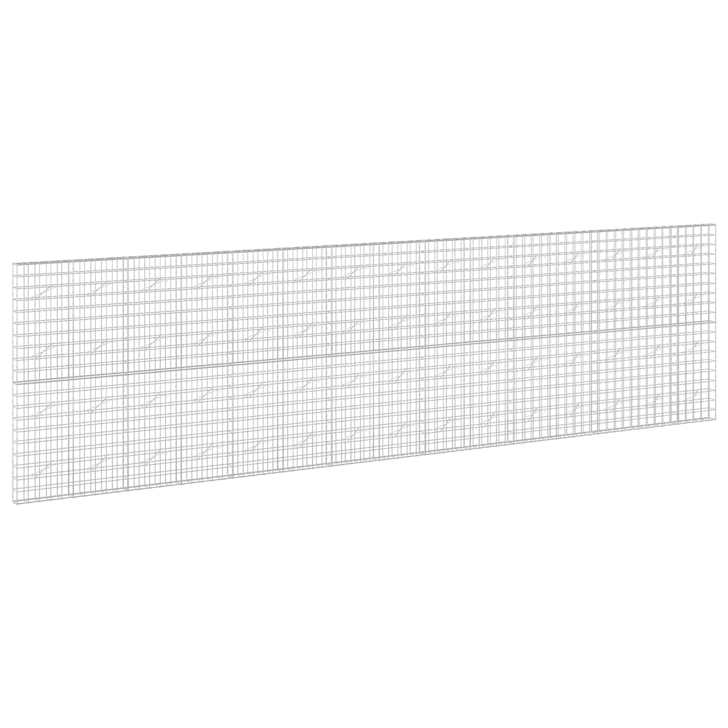 vidaXL Γκαμπιόν με σύρμα 3,5 mm και πλέγμα 10x10 cm 750x10x200 εκ