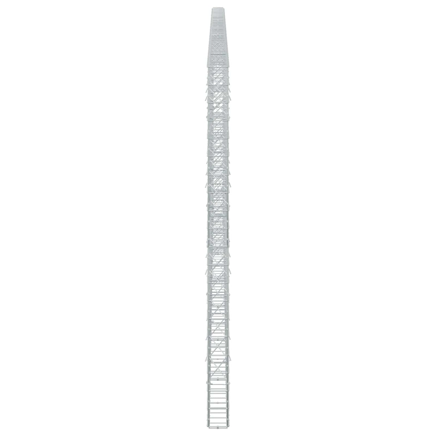 vidaXL Γκαμπιόν με σύρμα 3,5 mm και πλέγμα 10x10 cm 750x10x200 εκ