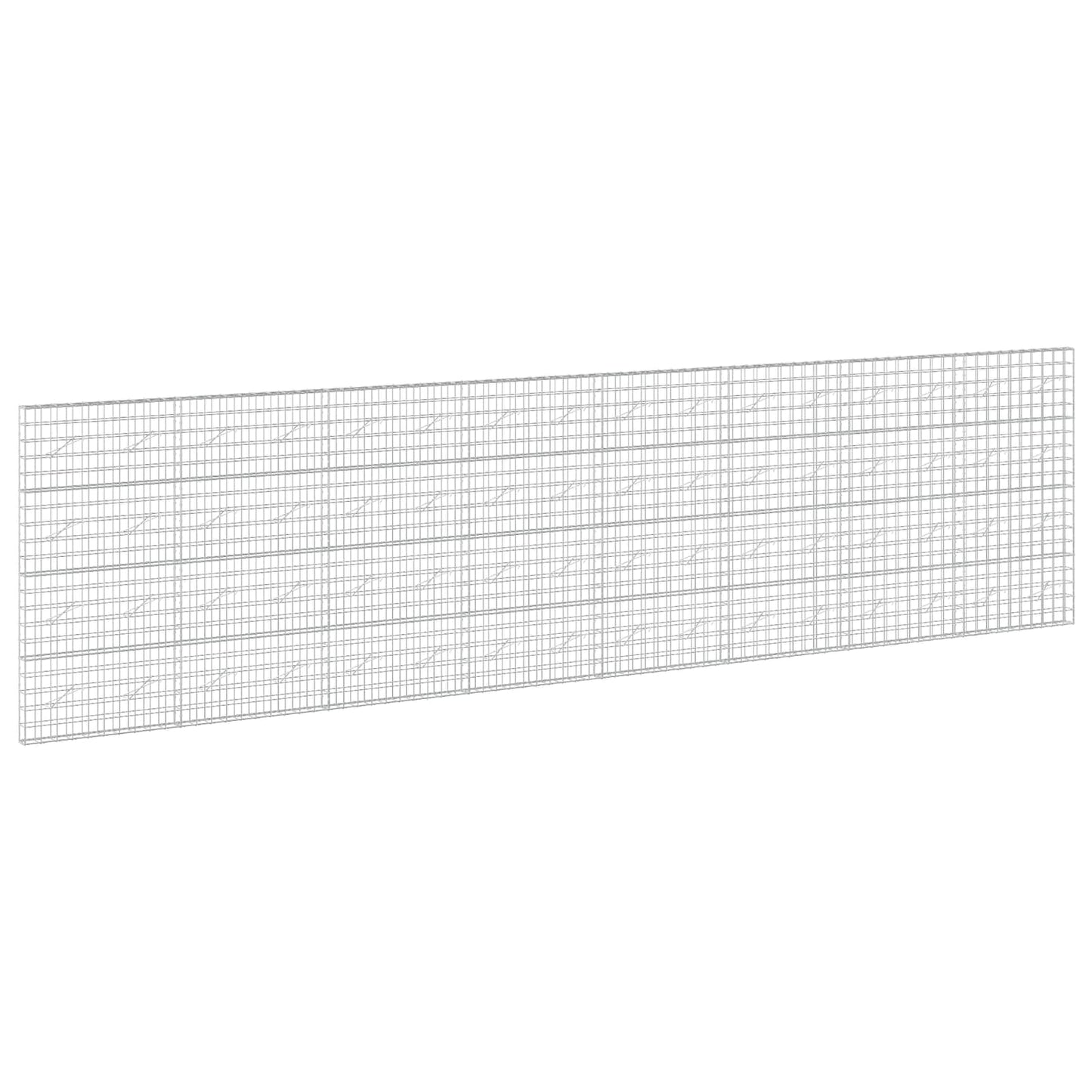 vidaXL Γκαμπιόν με σύρμα 3,5 mm και πλέγμα 10x10 cm 800x10x200 εκ