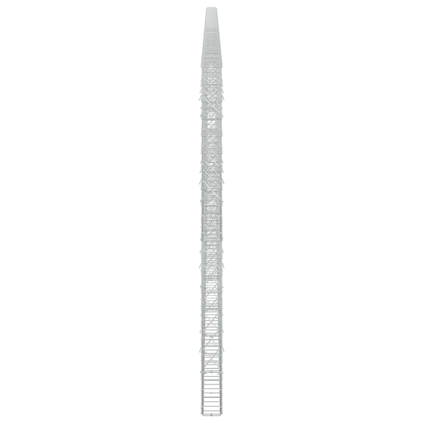 vidaXL Γκαμπιόν με σύρμα 3,5 mm και πλέγμα 10x10 cm 1050x10x200 εκ
