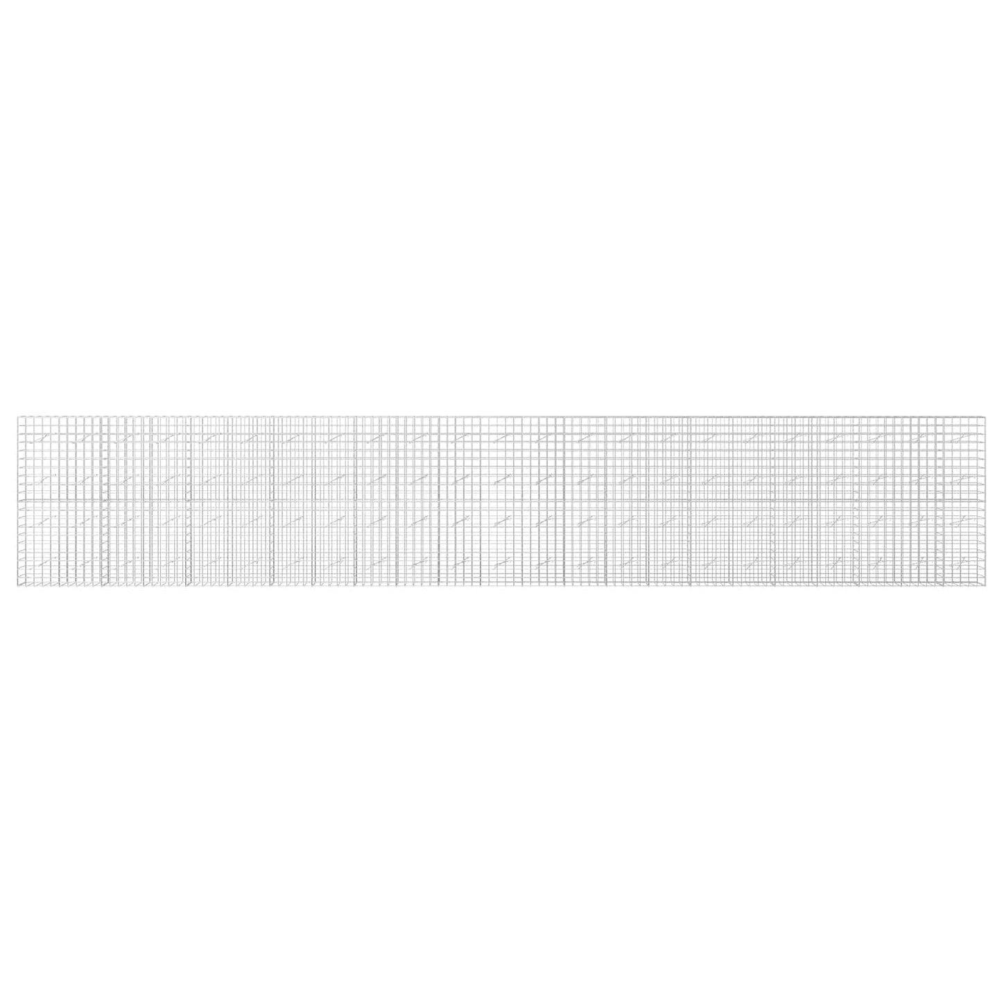 vidaXL Γκαμπιόν με σύρμα 3,5 mm και πλέγμα 10x10 cm 1150x10x200 εκ