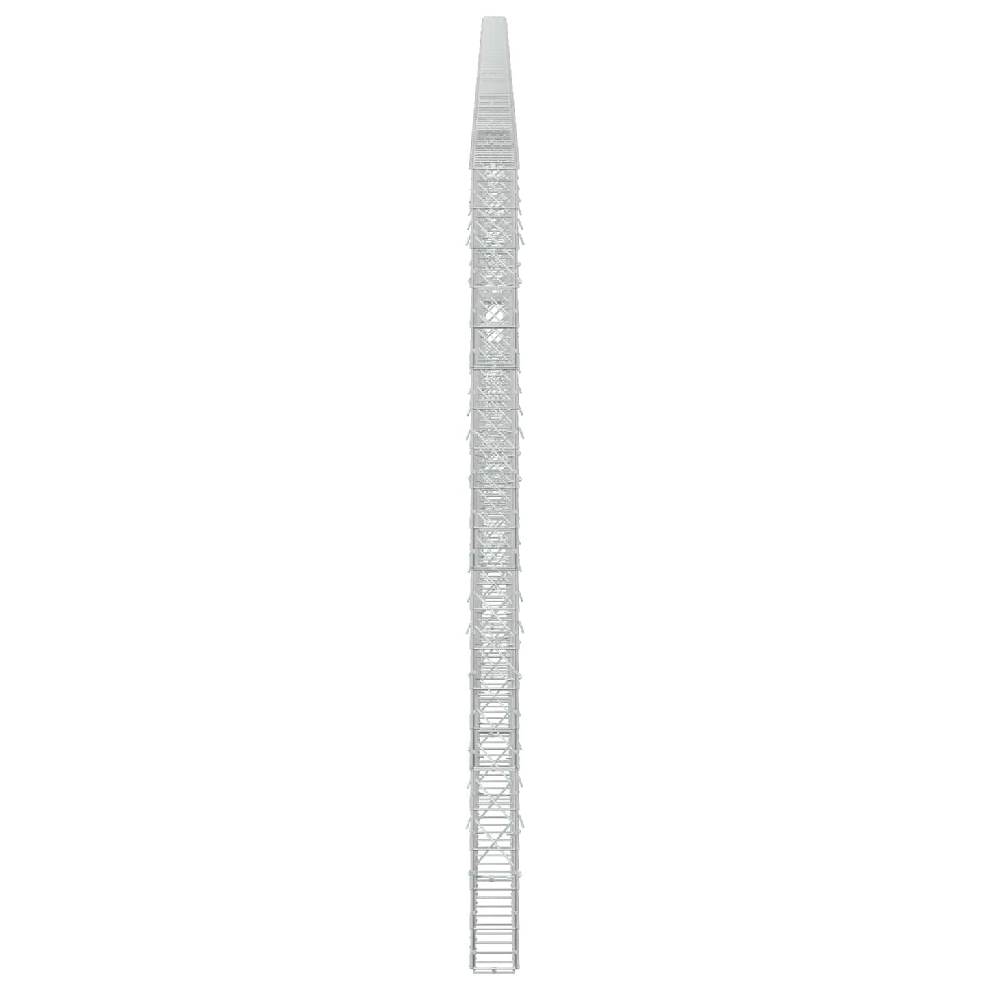 vidaXL Γκαμπιόν με σύρμα 3,5 mm και πλέγμα 10x10 cm 1200x10x200 εκ