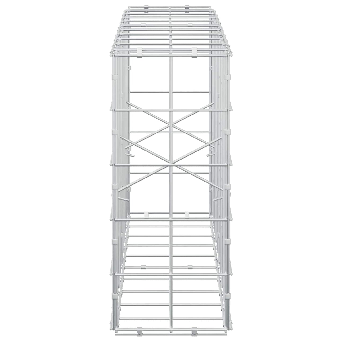 vidaXL Γκαμπιόν με σύρμα 3,5 mm και πλέγμα 10x10 cm 100x20x50 εκ