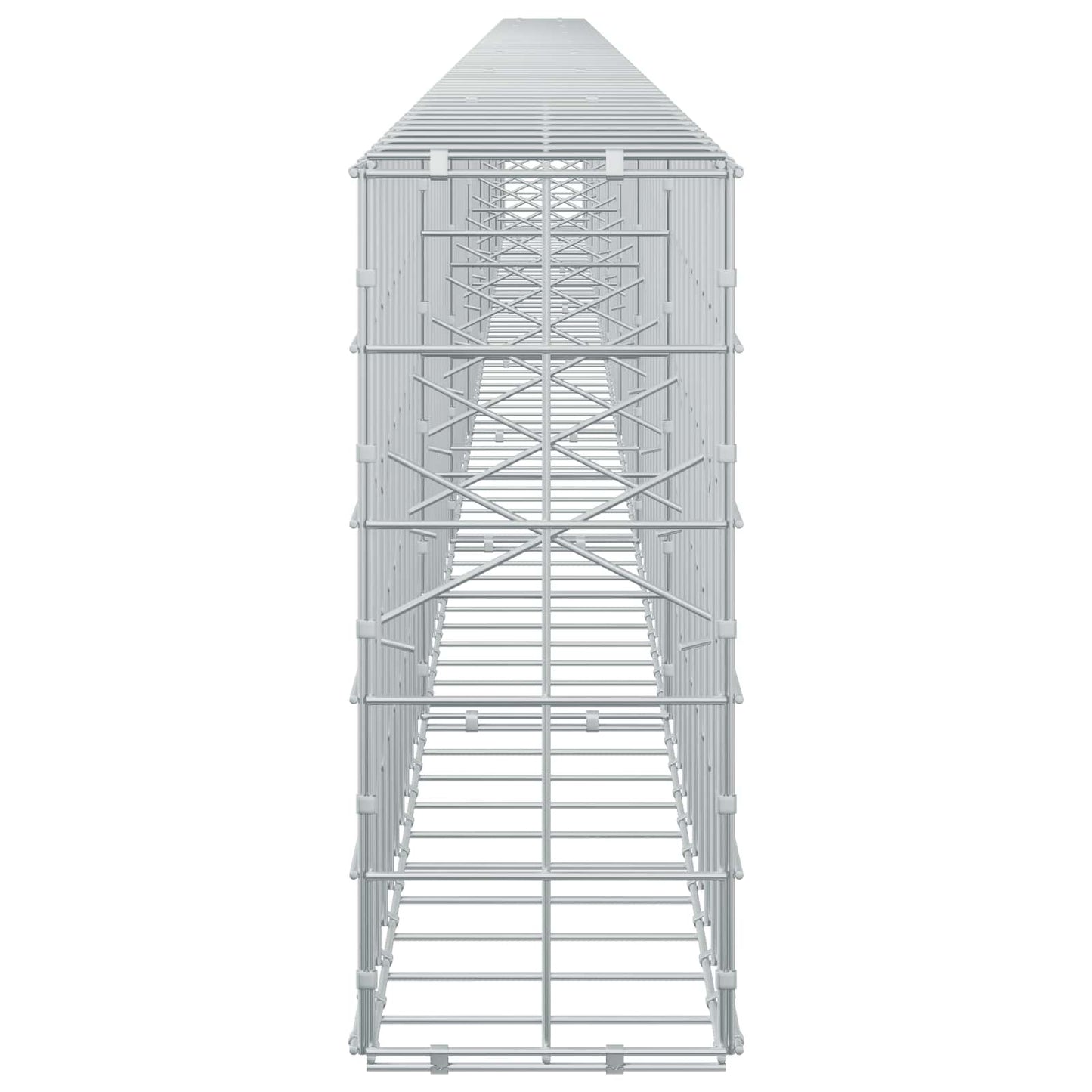 vidaXL Γκαμπιόν με σύρμα 3,5 mm και πλέγμα 10x10 cm 750x20x50 εκ