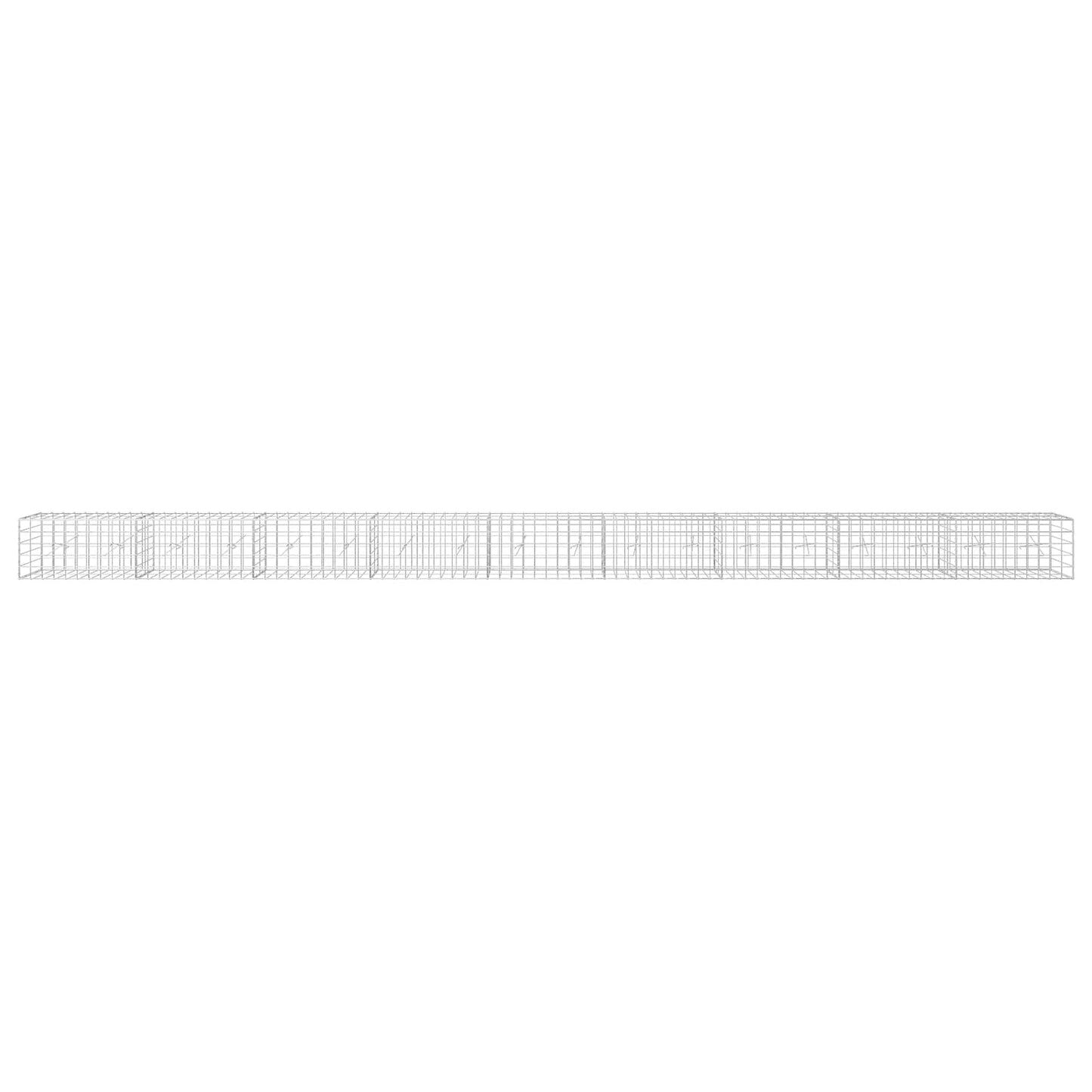 vidaXL Γκαμπιόν με σύρμα 3,5 mm και πλέγμα 10x10 cm 900x20x50 εκ