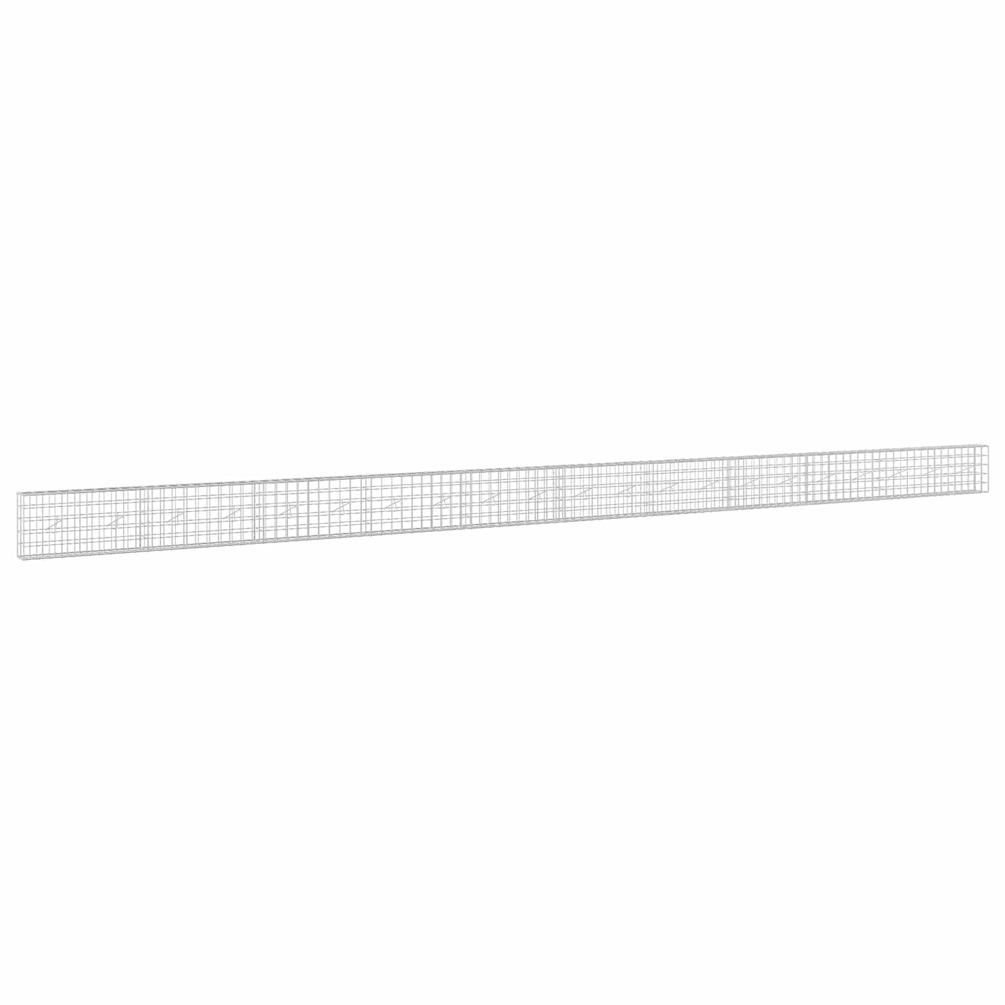 vidaXL Γκαμπιόν με σύρμα 3,5 mm και πλέγμα 10x10 cm 1050x20x50 εκ