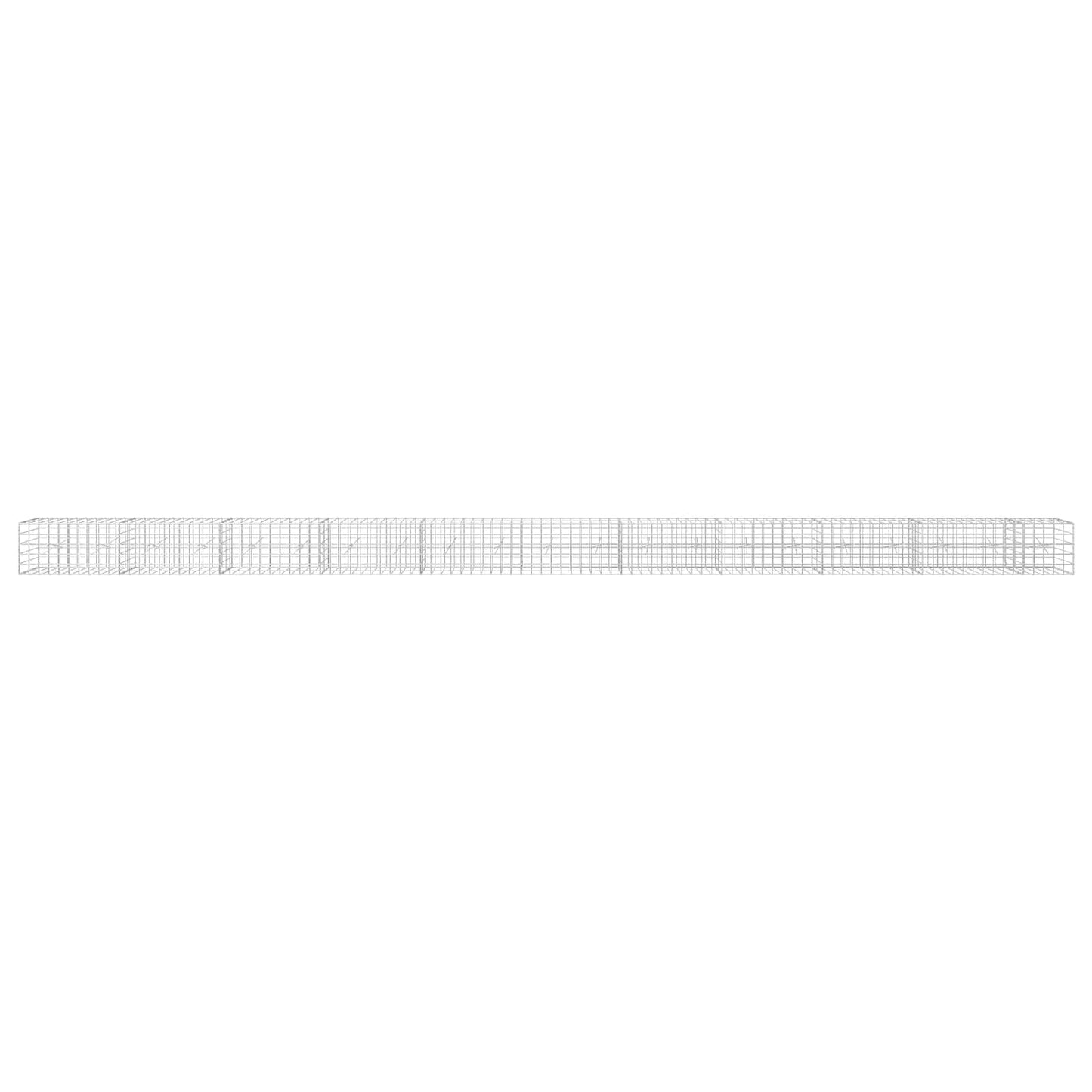 vidaXL Γκαμπιόν με σύρμα 3,5 mm και πλέγμα 10x10 cm 1050x20x50 εκ