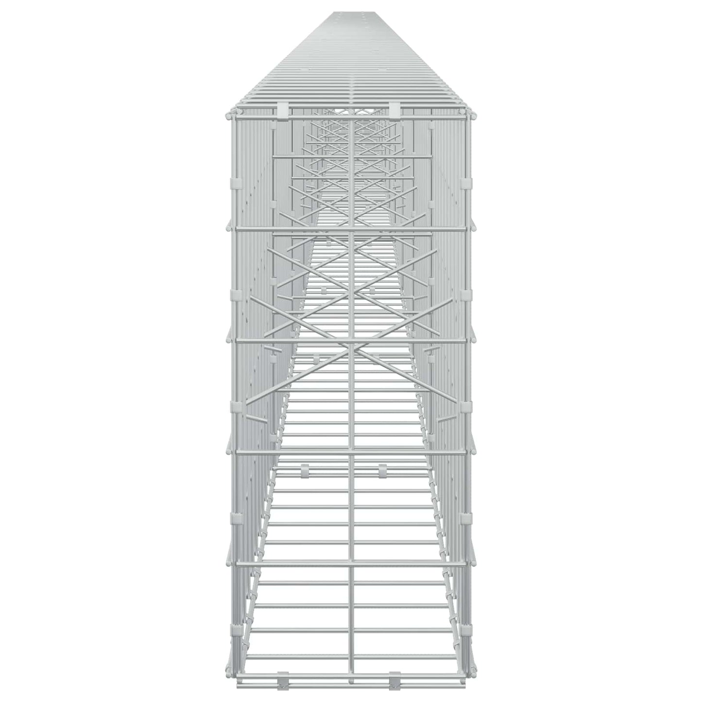 vidaXL Γκαμπιόν με σύρμα 3,5 mm και πλέγμα 10x10 cm 1050x20x50 εκ