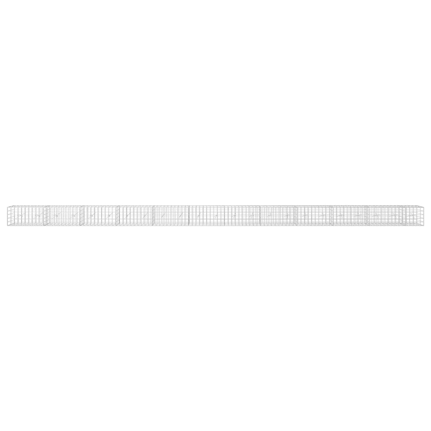 vidaXL Γκαμπιόν με σύρμα 3,5 mm και πλέγμα 10x10 cm 1150x20x50 εκ