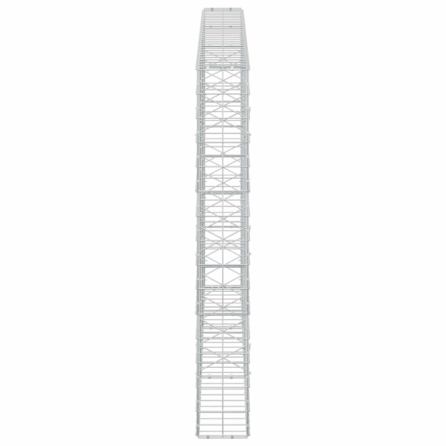 vidaXL Γκαμπιόν με σύρμα 3,5 mm και πλέγμα 10x10 cm 300x20x150 εκ