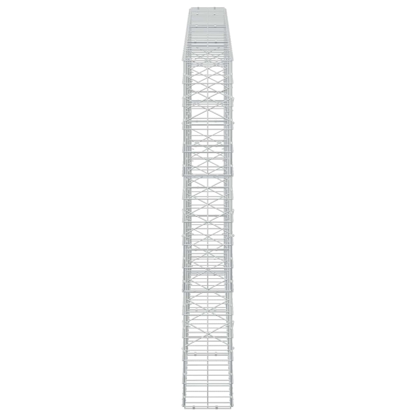 vidaXL Γκαμπιόν με σύρμα 3,5 mm και πλέγμα 10x10 cm 350x20x150 εκ
