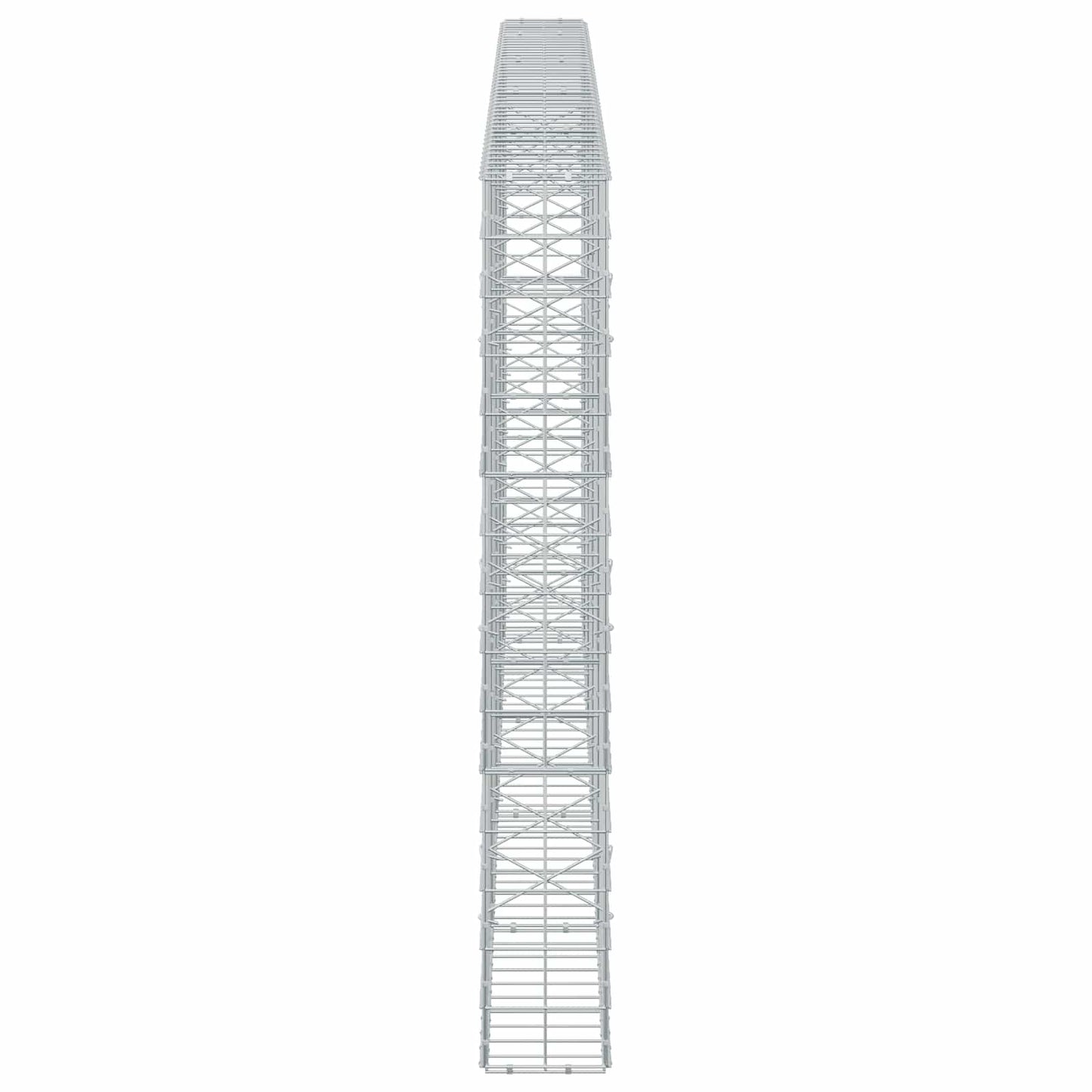 vidaXL Γκαμπιόν με σύρμα 3,5 mm και πλέγμα 10x10 cm 450x20x150 εκ