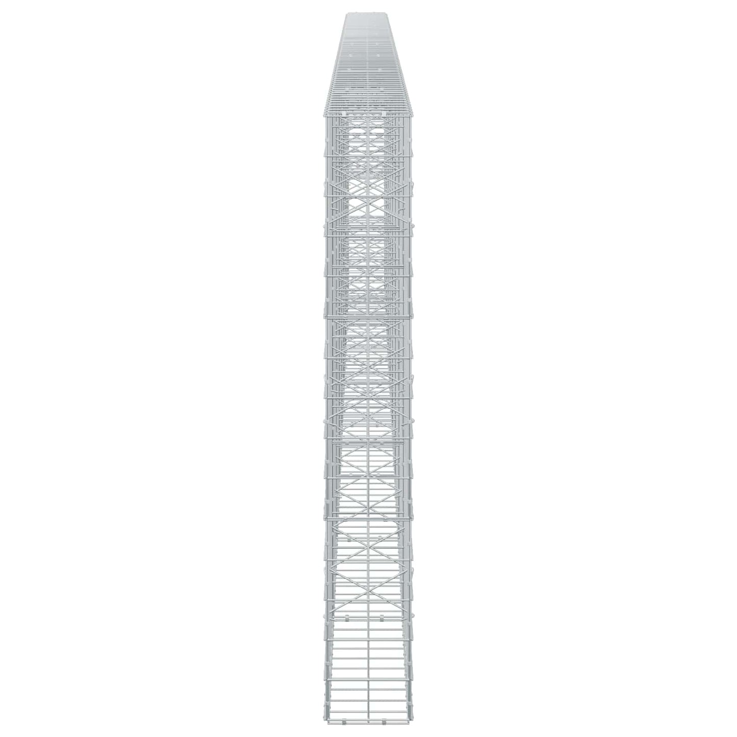 vidaXL Γκαμπιόν με σύρμα 3,5 mm και πλέγμα 10x10 cm 800x20x150 εκ