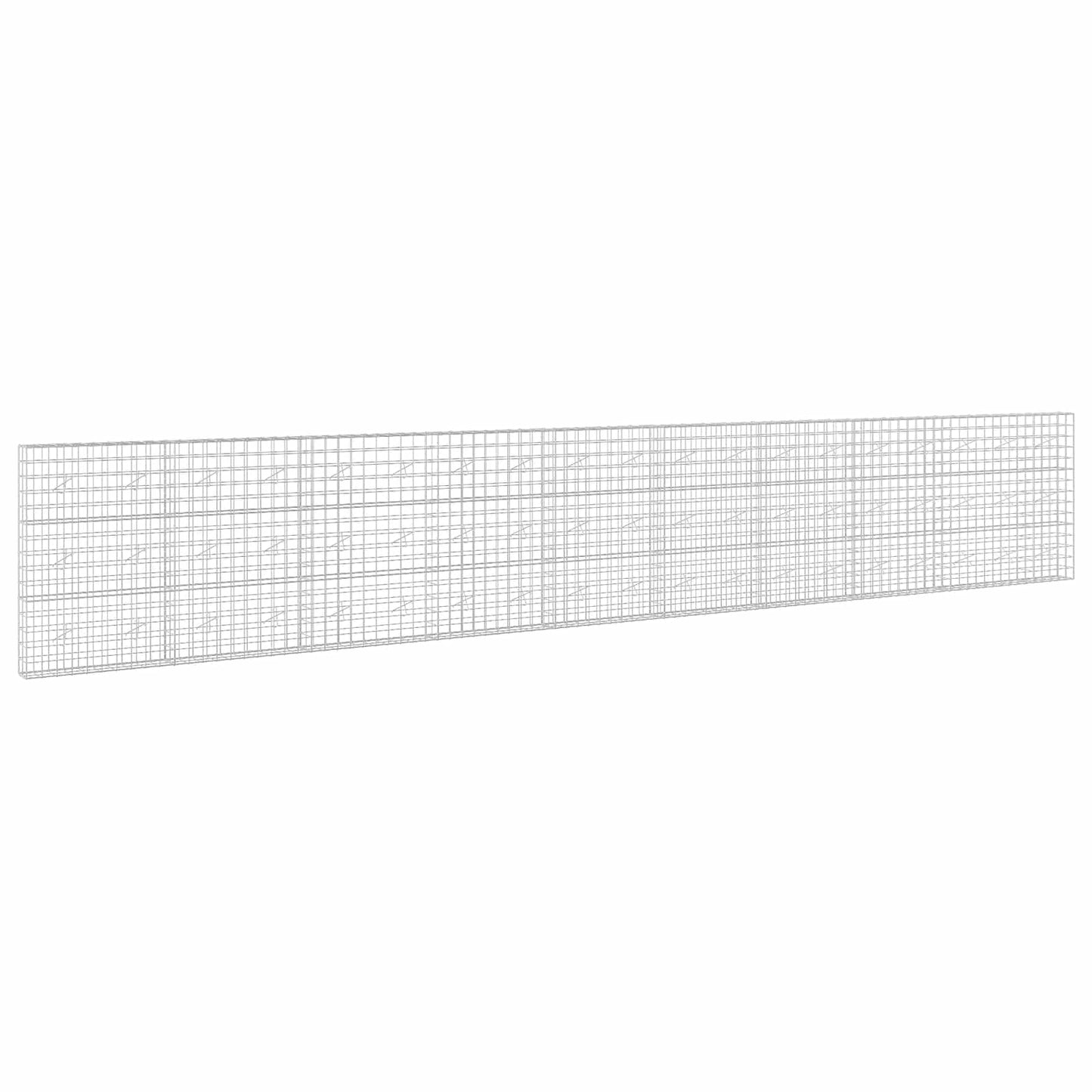 vidaXL Γκαμπιόν με σύρμα 3,5 mm και πλέγμα 10x10 cm 950x20x150 εκ