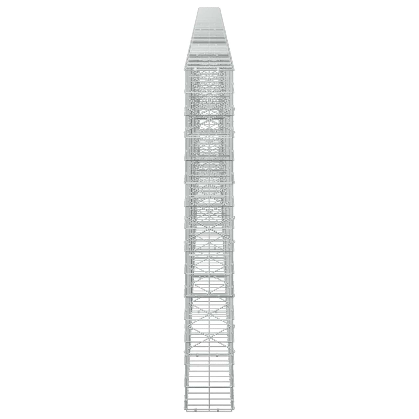 vidaXL Γκαμπιόν με σύρμα 3,5 mm και πλέγμα 10x10 cm 950x20x150 εκ