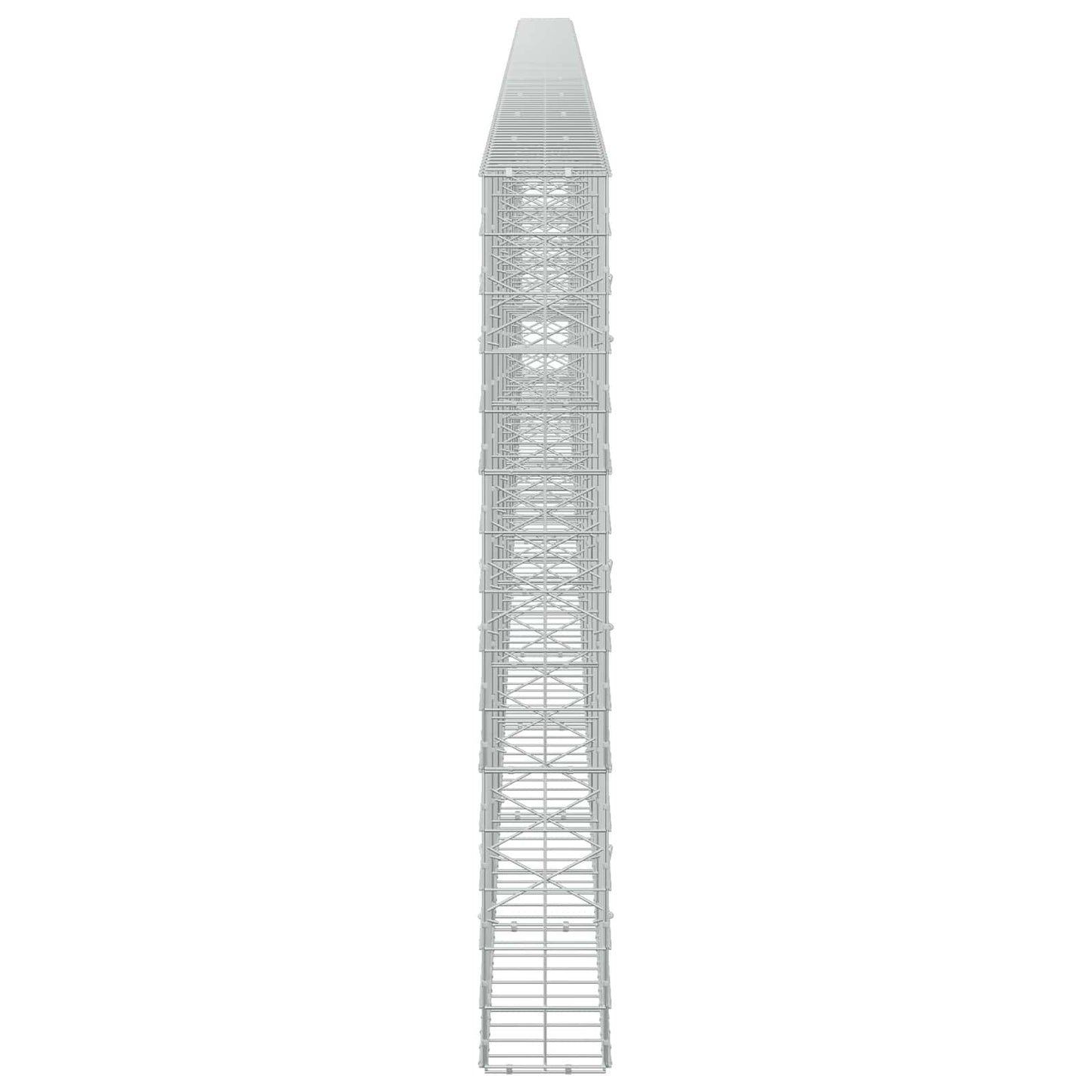 vidaXL Γκαμπιόν με σύρμα 3,5 mm και πλέγμα 10x10 cm 1050x20x150 εκ