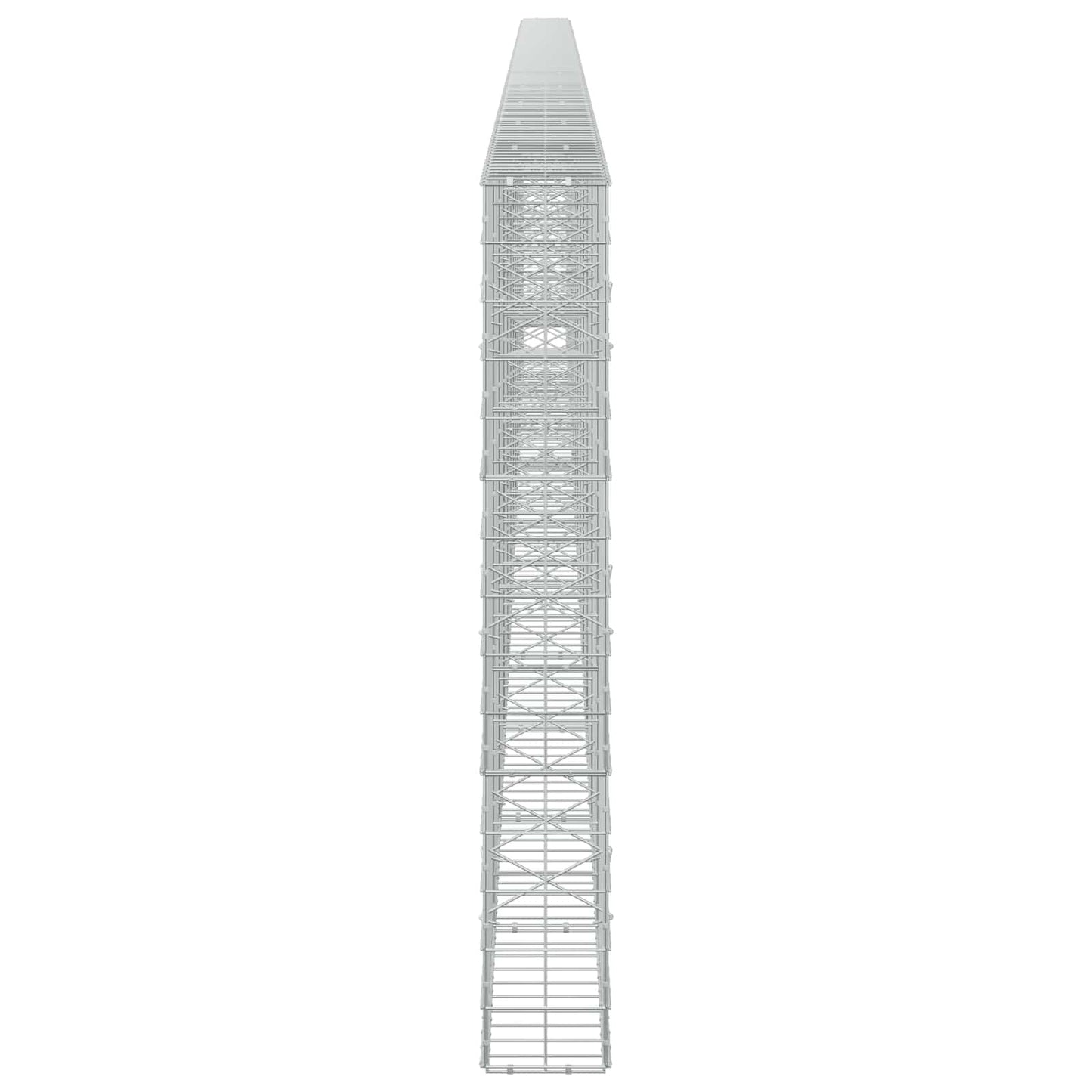 vidaXL Γκαμπιόν με σύρμα 3,5 mm και πλέγμα 10x10 cm 1200x20x150 εκ