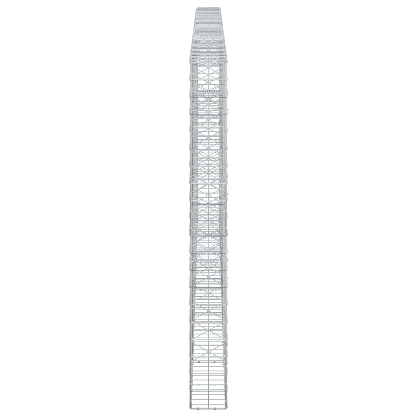 vidaXL Γκαμπιόν με σύρμα 3,5 mm και πλέγμα 10x10 cm 550x20x200 εκ