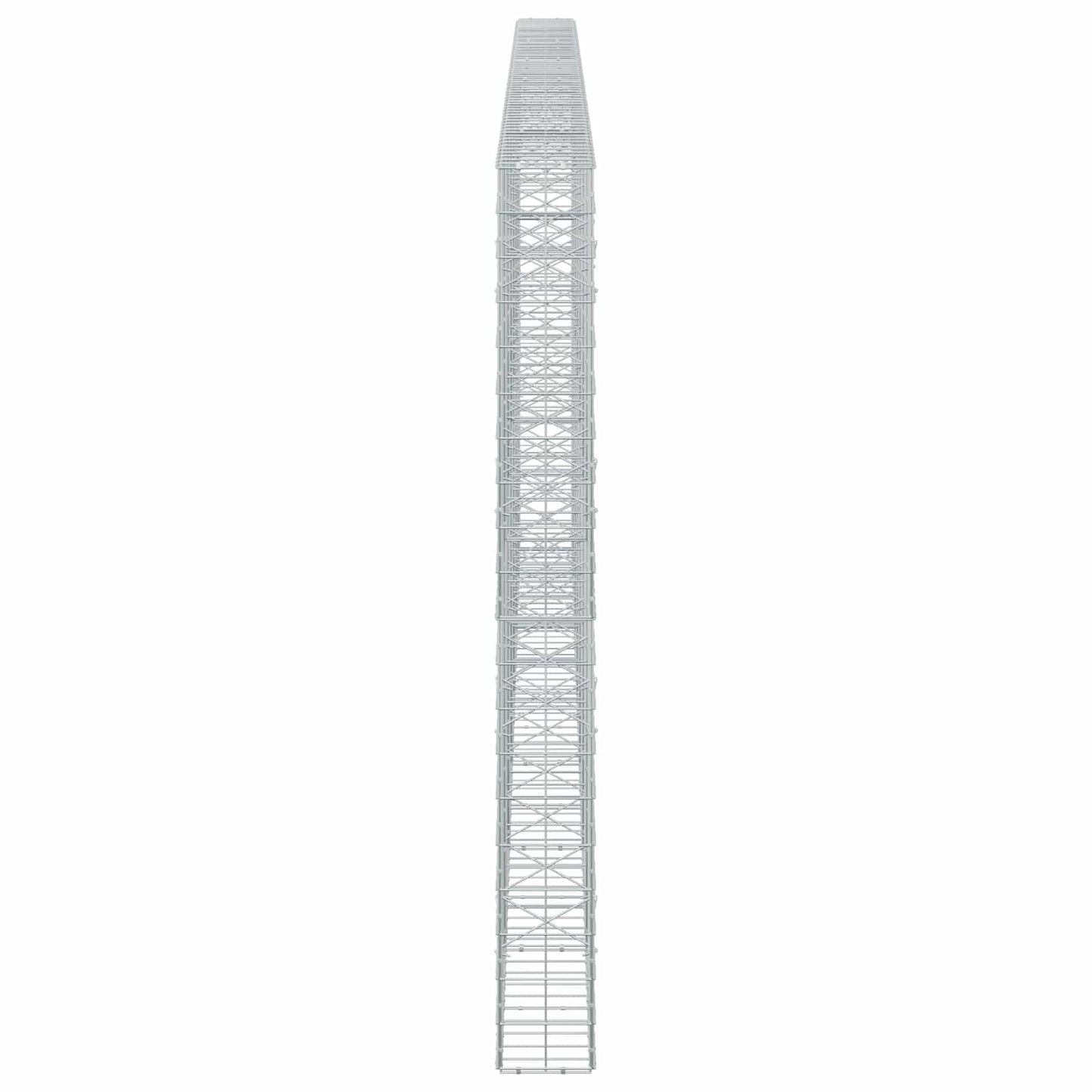 vidaXL Γκαμπιόν με σύρμα 3,5 mm και πλέγμα 10x10 cm 650x20x200 εκ