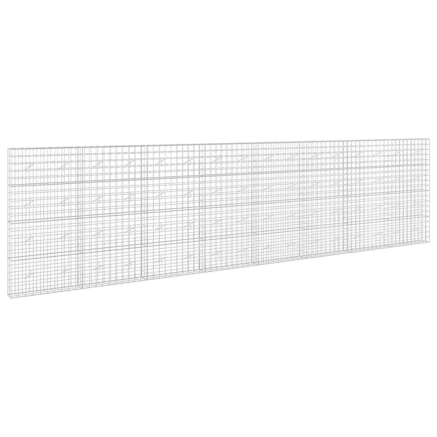 vidaXL Γκαμπιόν με σύρμα 3,5 mm και πλέγμα 10x10 cm 800x20x200 εκ.