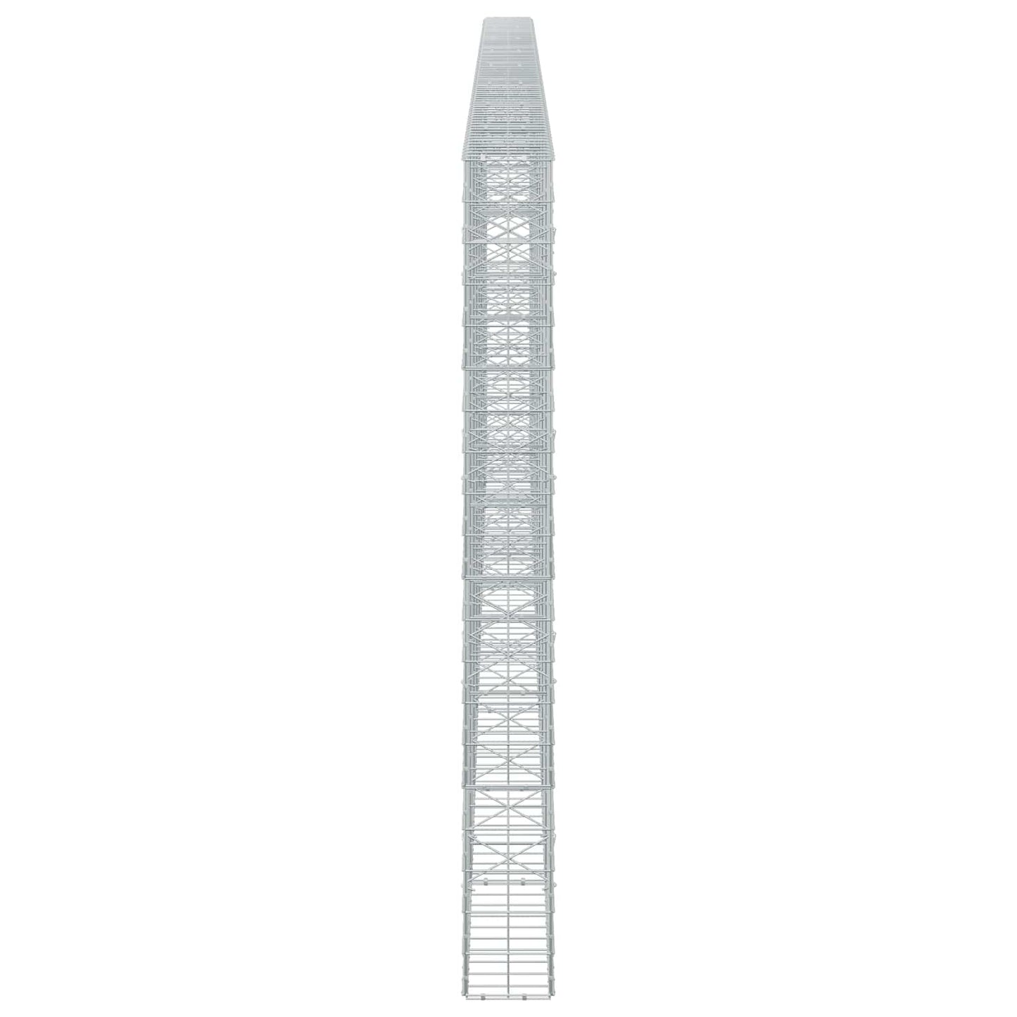vidaXL Γκαμπιόν με σύρμα 3,5 mm και πλέγμα 10x10 cm 800x20x200 εκ.