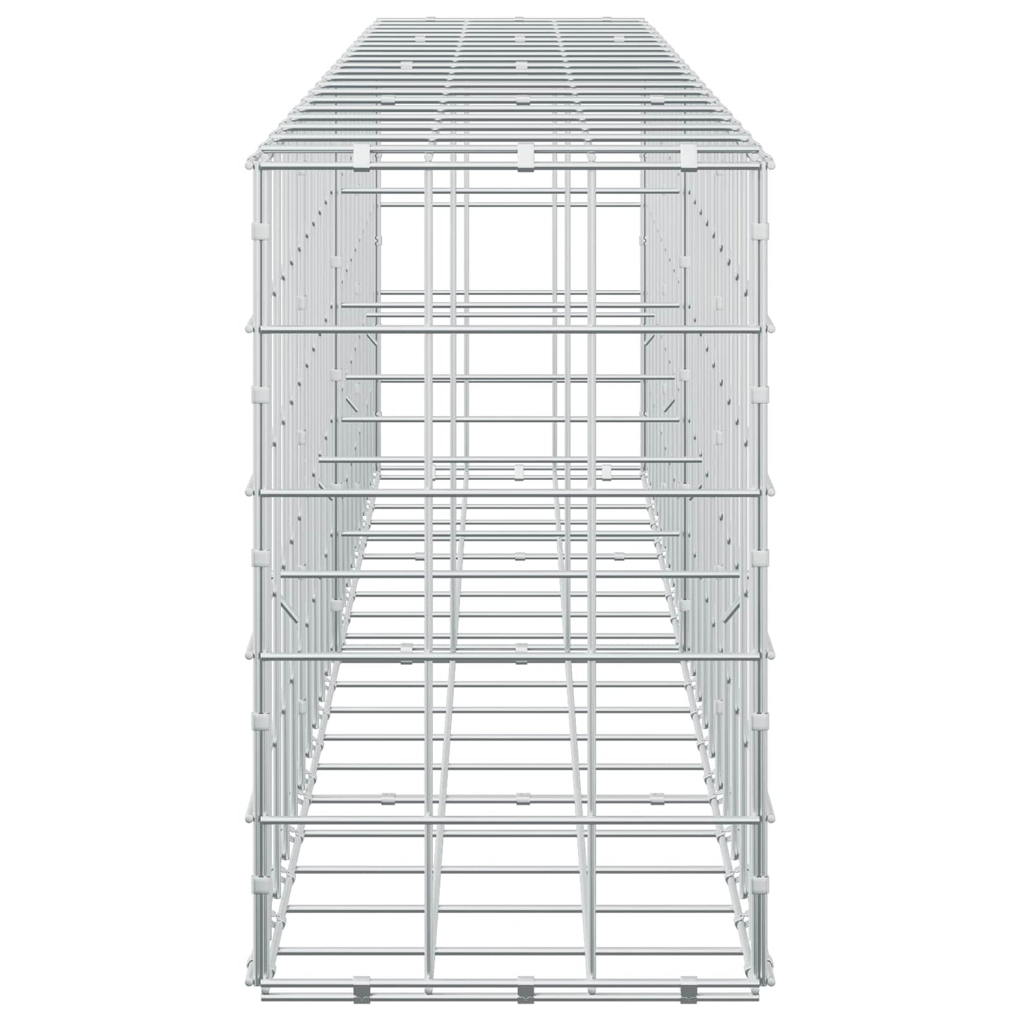 vidaXL Γκαμπιόν με σύρμα 3,5 mm και πλέγμα 10x10 cm 200x30x50 εκ