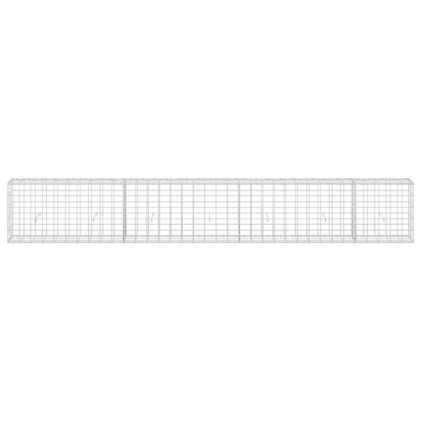 vidaXL Γκαμπιόν με σύρμα 3,5 mm και πλέγμα 10x10 cm 350x30x50 εκ