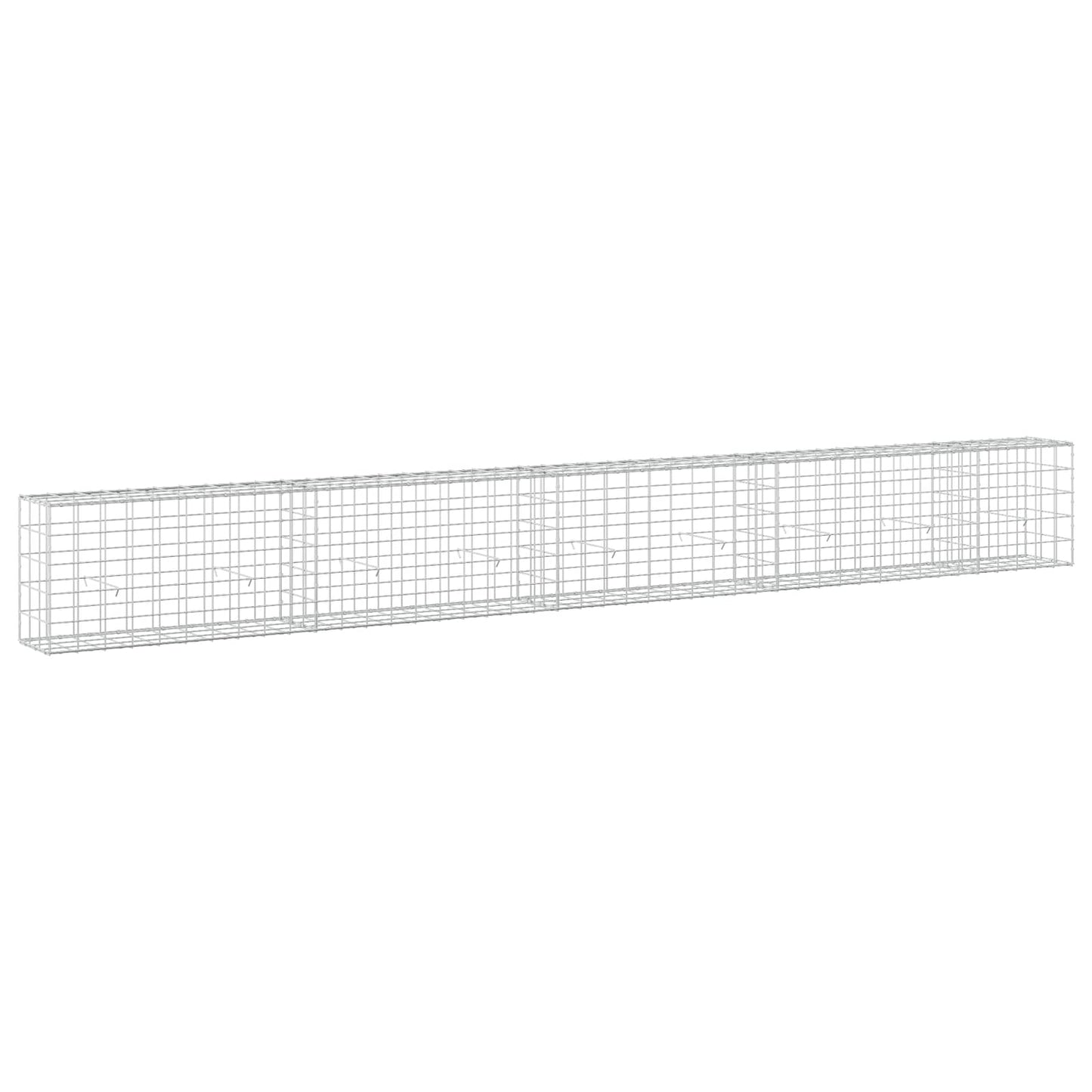 vidaXL Γκαμπιόν με σύρμα 3,5 mm και πλέγμα 10x10 cm 450x30x50 εκ