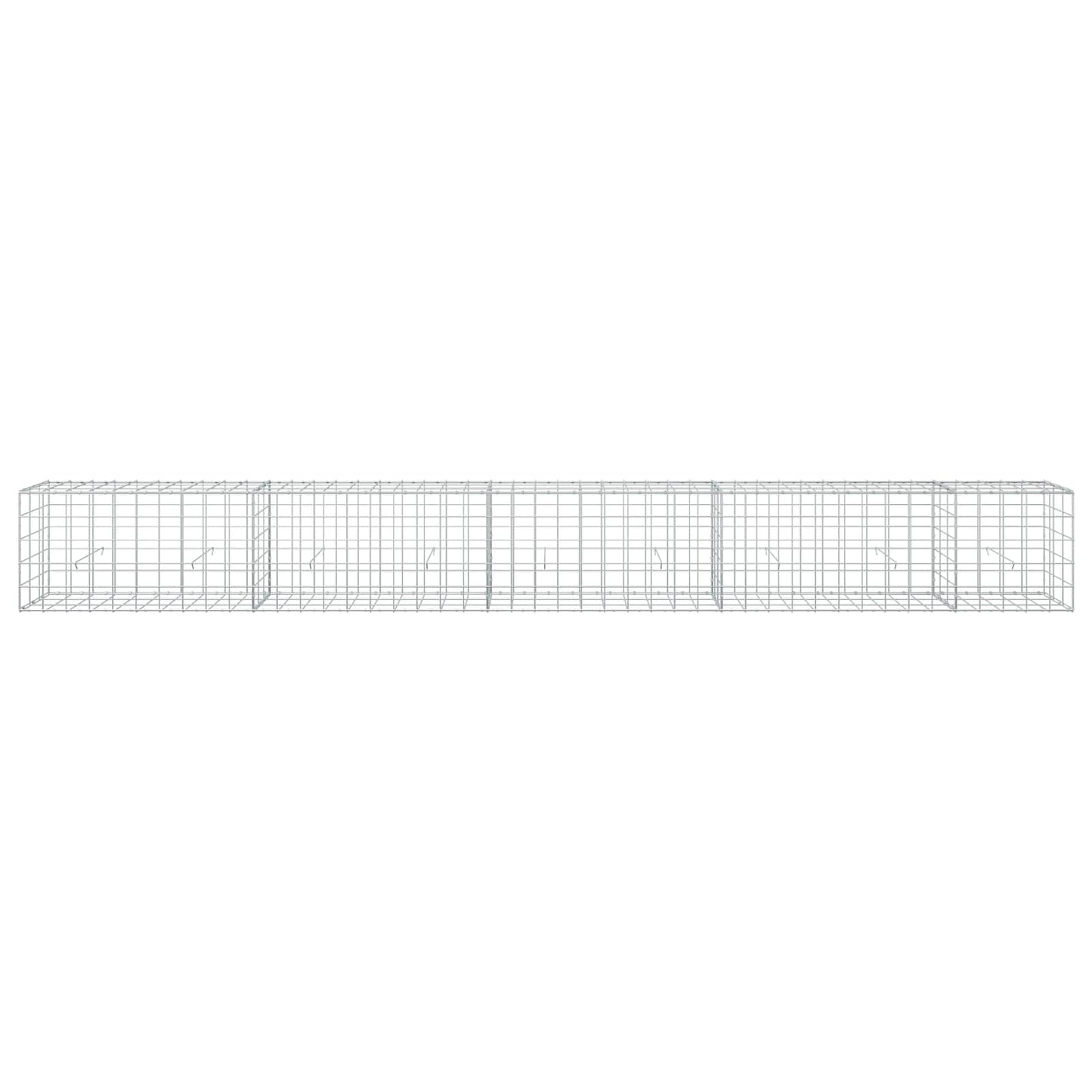 vidaXL Γκαμπιόν με σύρμα 3,5 mm και πλέγμα 10x10 cm 450x30x50 εκ