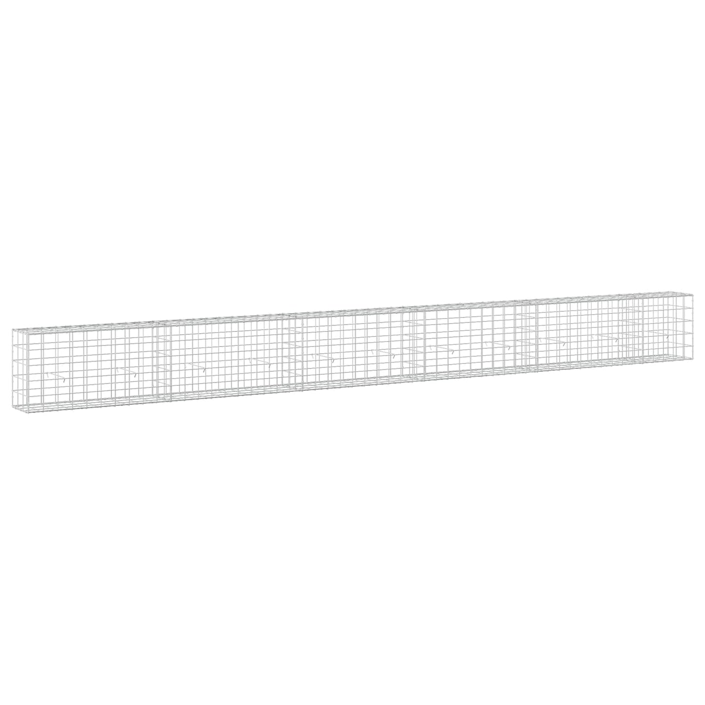 vidaXL Γκαμπιόν με σύρμα 3,5 mm και πλέγμα 10x10 cm 550x30x50 εκ