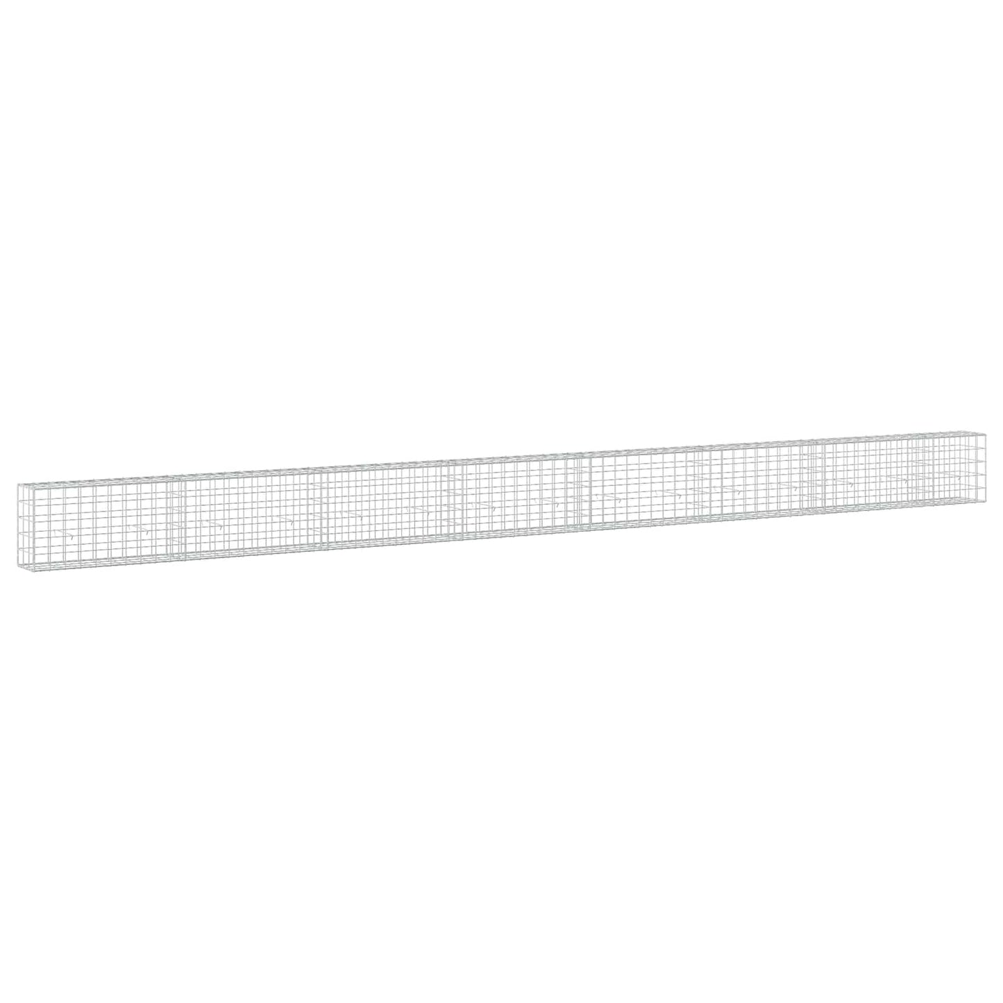 vidaXL Γκαμπιόν με σύρμα 3,5 mm και πλέγμα 10x10 cm 750x30x50 εκ