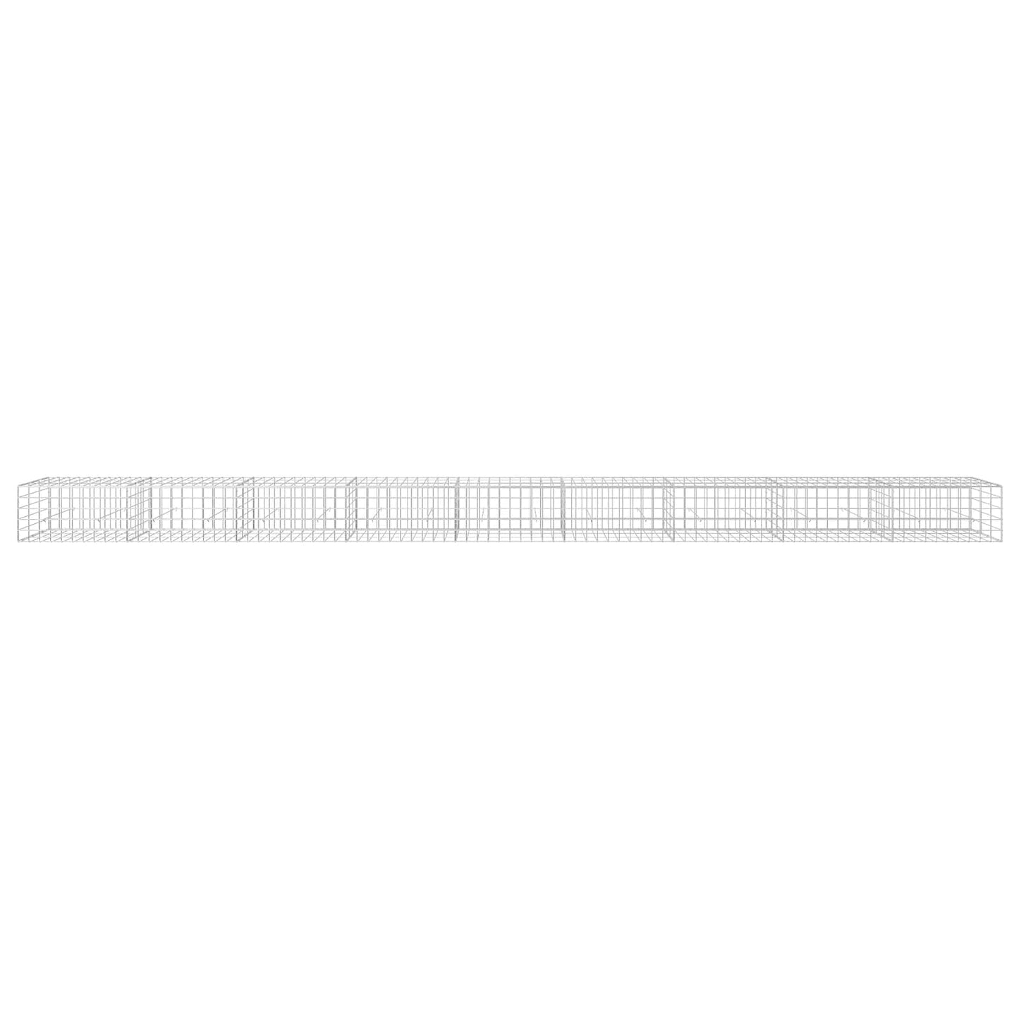 vidaXL Γκαμπιόν με σύρμα 3,5 mm και πλέγμα 10x10 cm 900x30x50 εκ