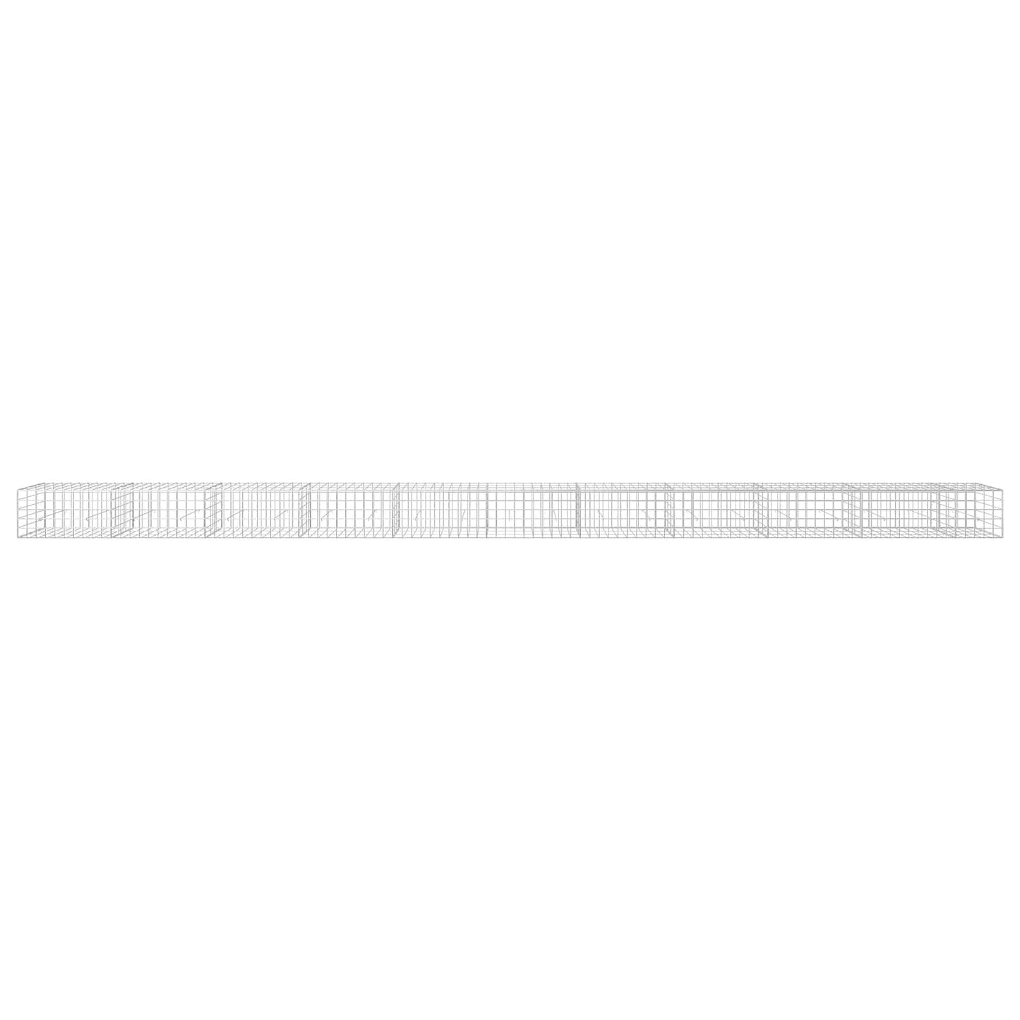 vidaXL Γκαμπιόν με σύρμα 3,5 mm και πλέγμα 10x10 cm 1050x30x50 εκ