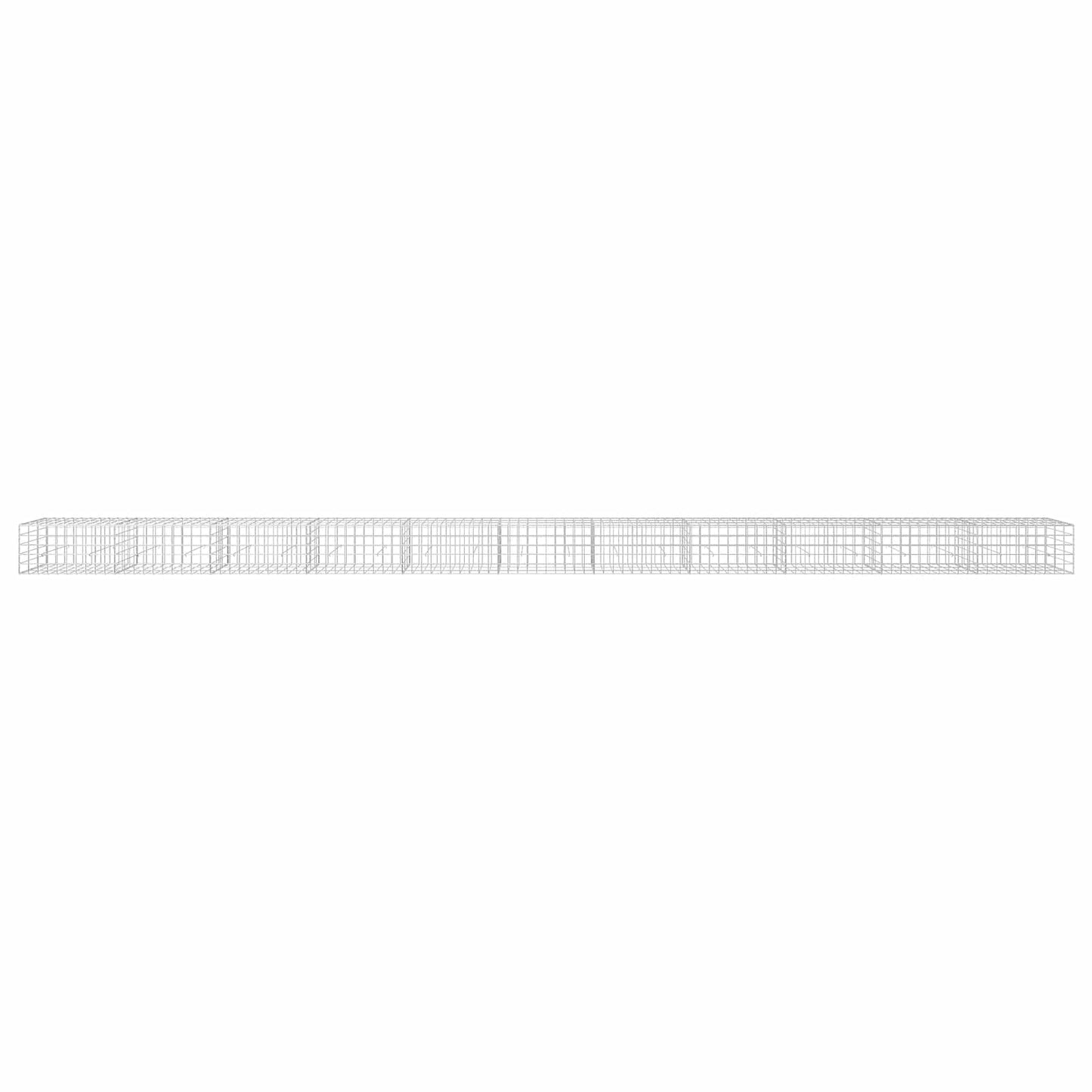 vidaXL Γκαμπιόν με σύρμα 3,5 mm και πλέγμα 10x10 cm 1100x30x50 εκ