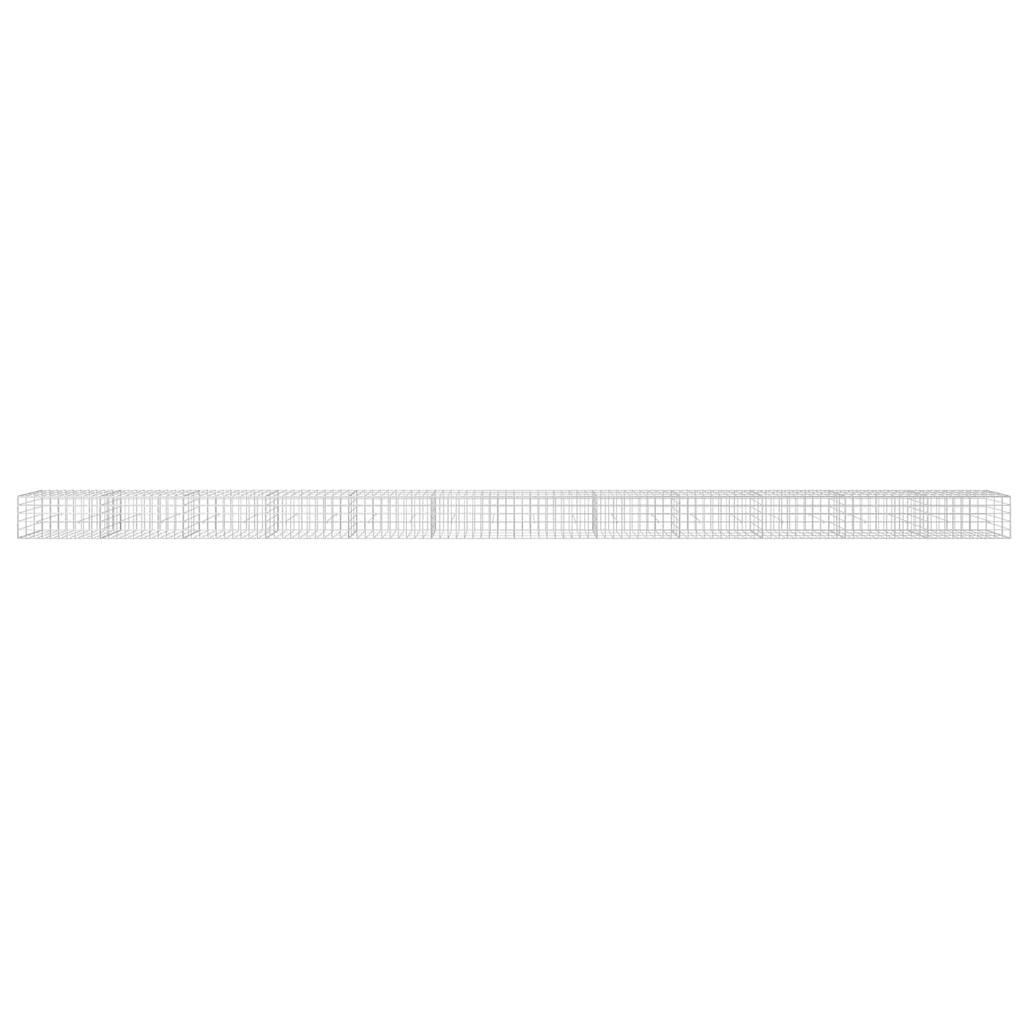 vidaXL Γκαμπιόν με σύρμα 3,5 mm και πλέγμα 10x10 cm 1200x30x50 εκ