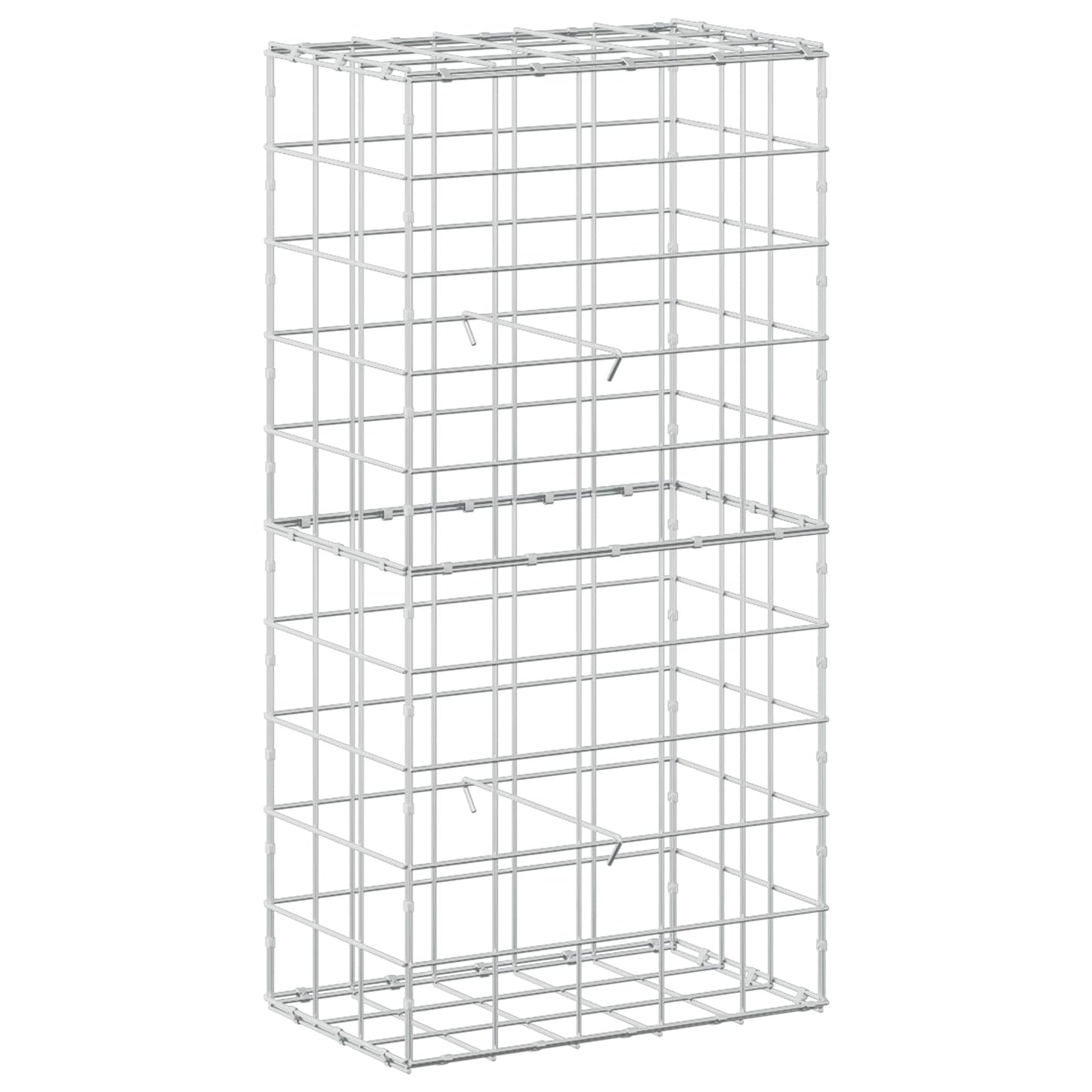 vidaXL Γκαμπιόν με σύρμα 3,5 mm και πλέγμα 10x10 cm 50x30x100 εκ