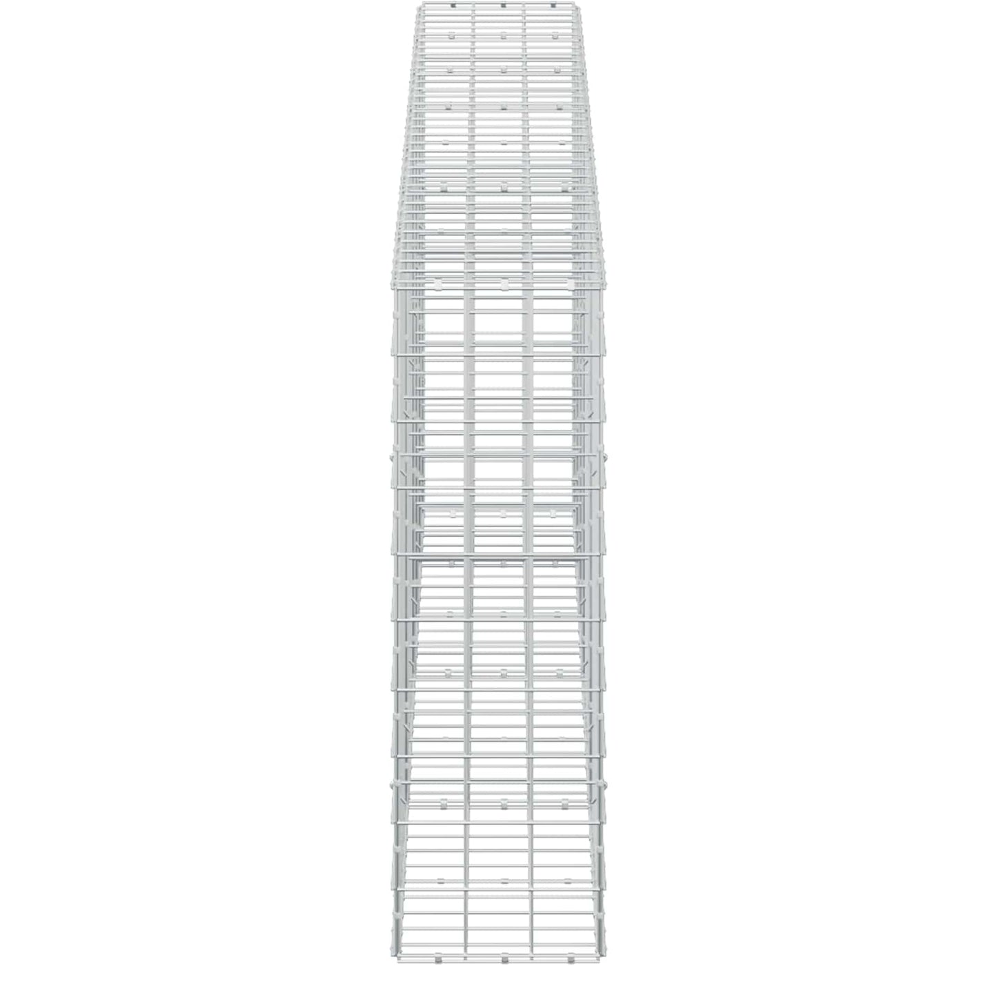vidaXL Γκαμπιόν με σύρμα 3,5 mm και πλέγμα 10x10 cm 350x30x100 εκ