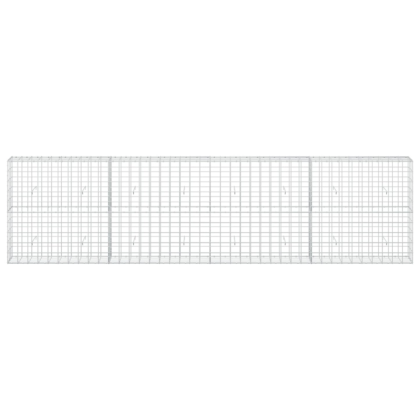 vidaXL Γκαμπιόν με σύρμα 3,5 mm και πλέγμα 10x10 cm 400x30x100 εκ