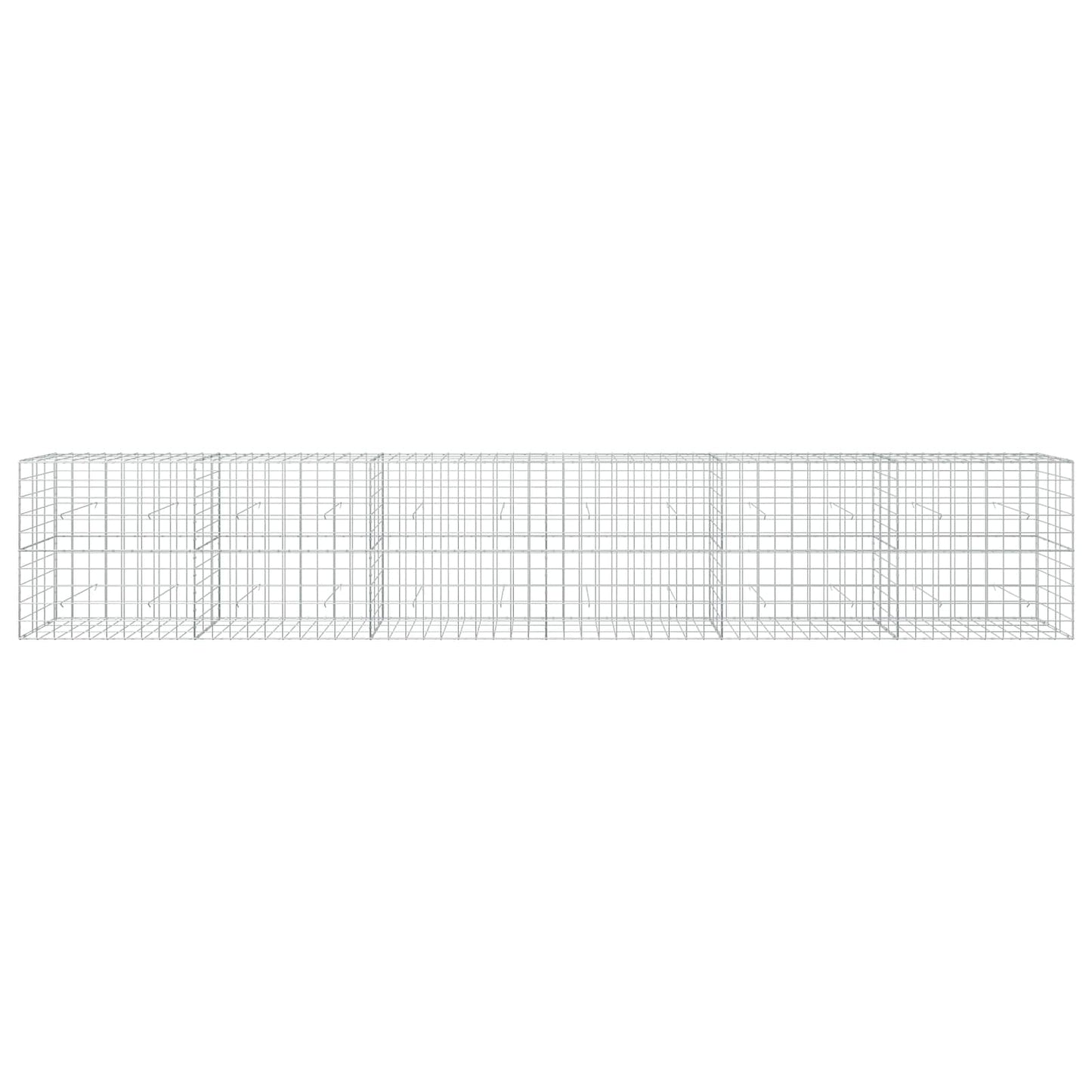 vidaXL Γκαμπιόν με σύρμα 3,5 mm και πλέγμα 10x10 cm 600x30x100 εκ