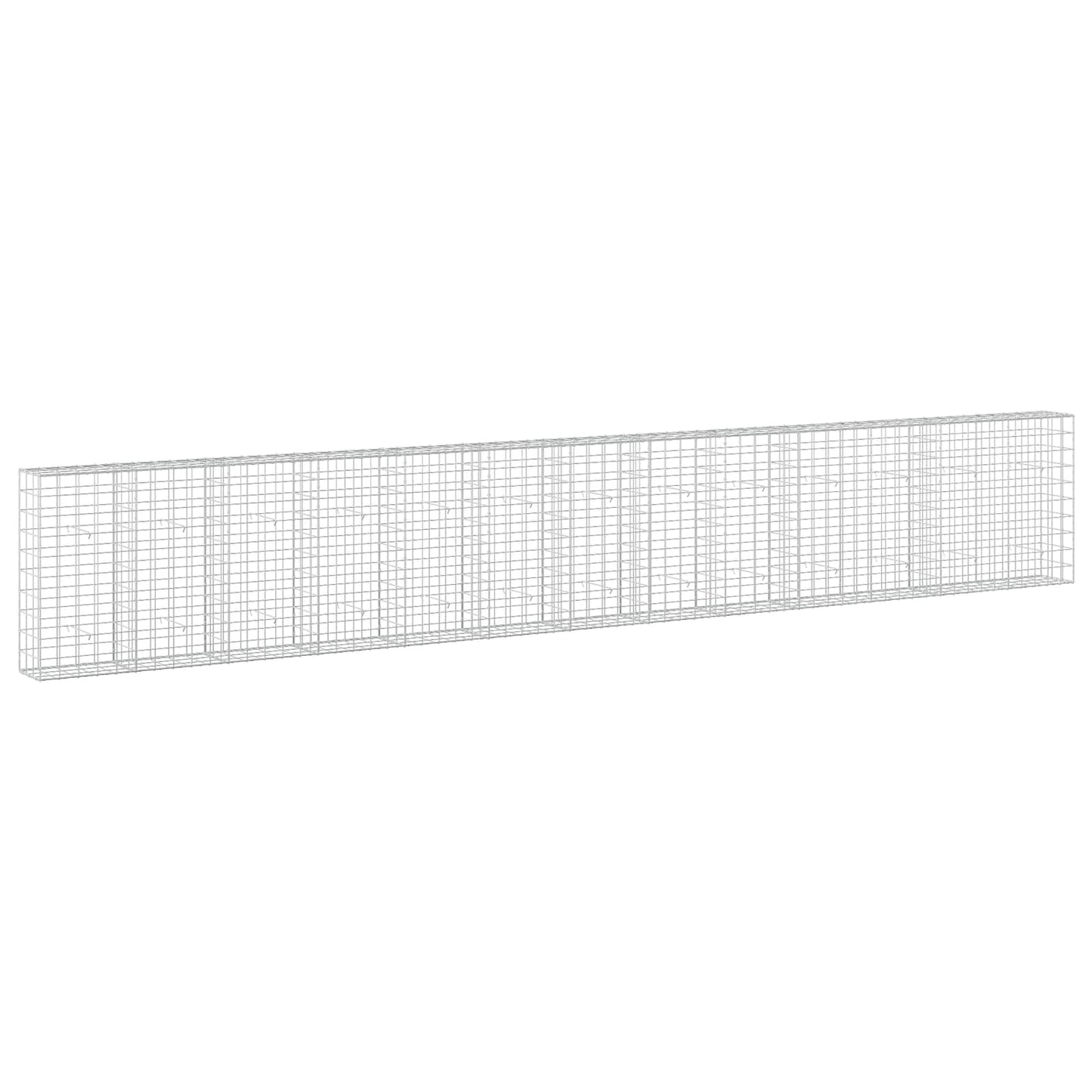 vidaXL Γκαμπιόν με σύρμα 3,5 mm και πλέγμα 10x10 cm 650x30x100 εκ