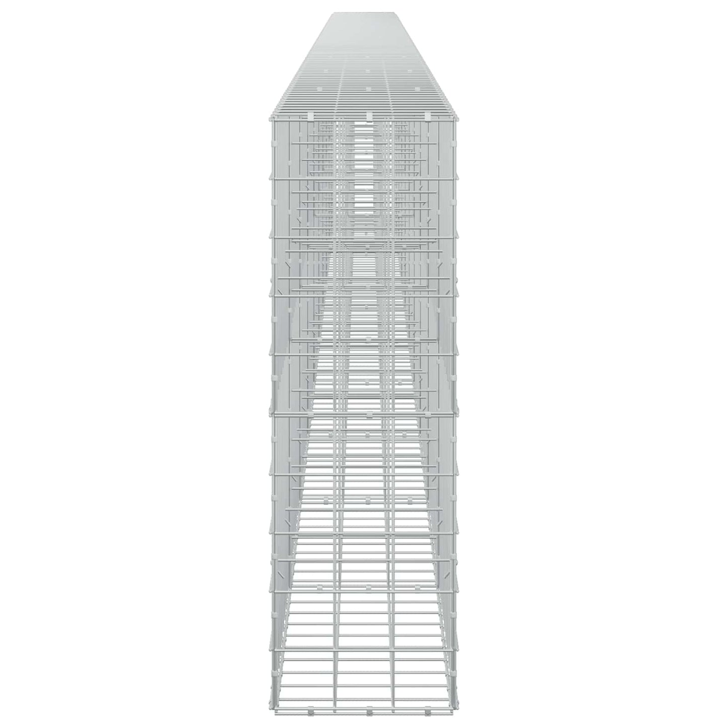 vidaXL Γκαμπιόν με σύρμα 3,5 mm και πλέγμα 10x10 cm 1000x30x100 εκ