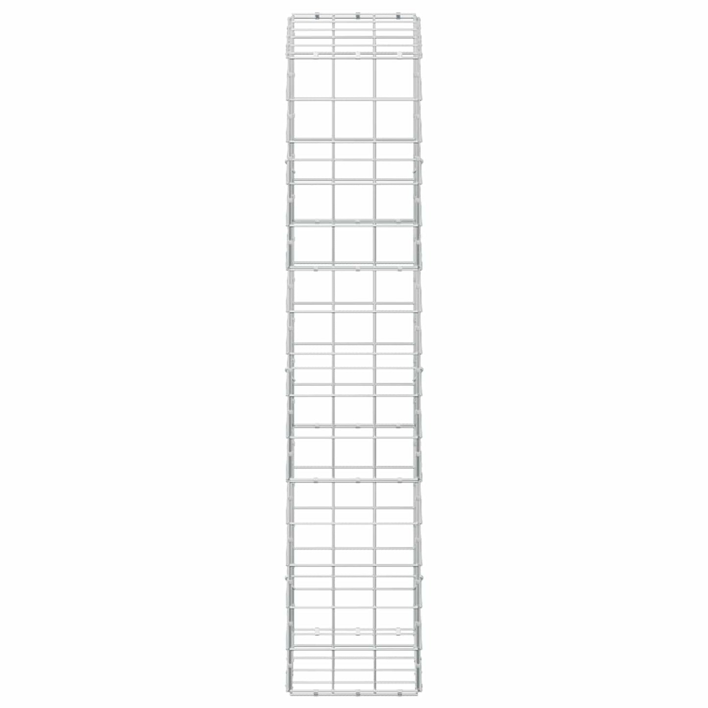 vidaXL Γκαμπιόν με σύρμα 3,5 mm και πλέγμα 10x10 cm 50x30x150 εκ